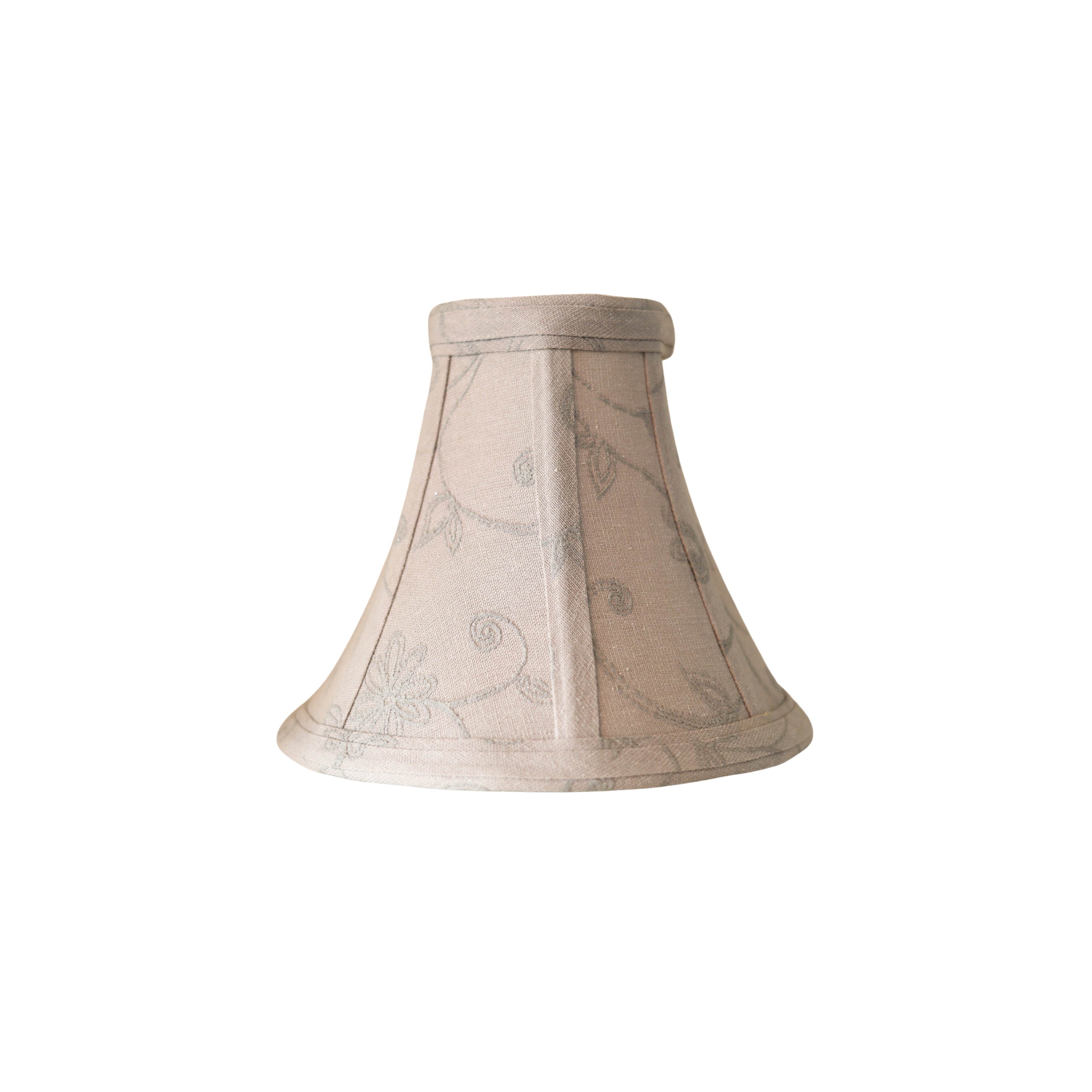 Fluted Embroidered Fabric Lamp Shade