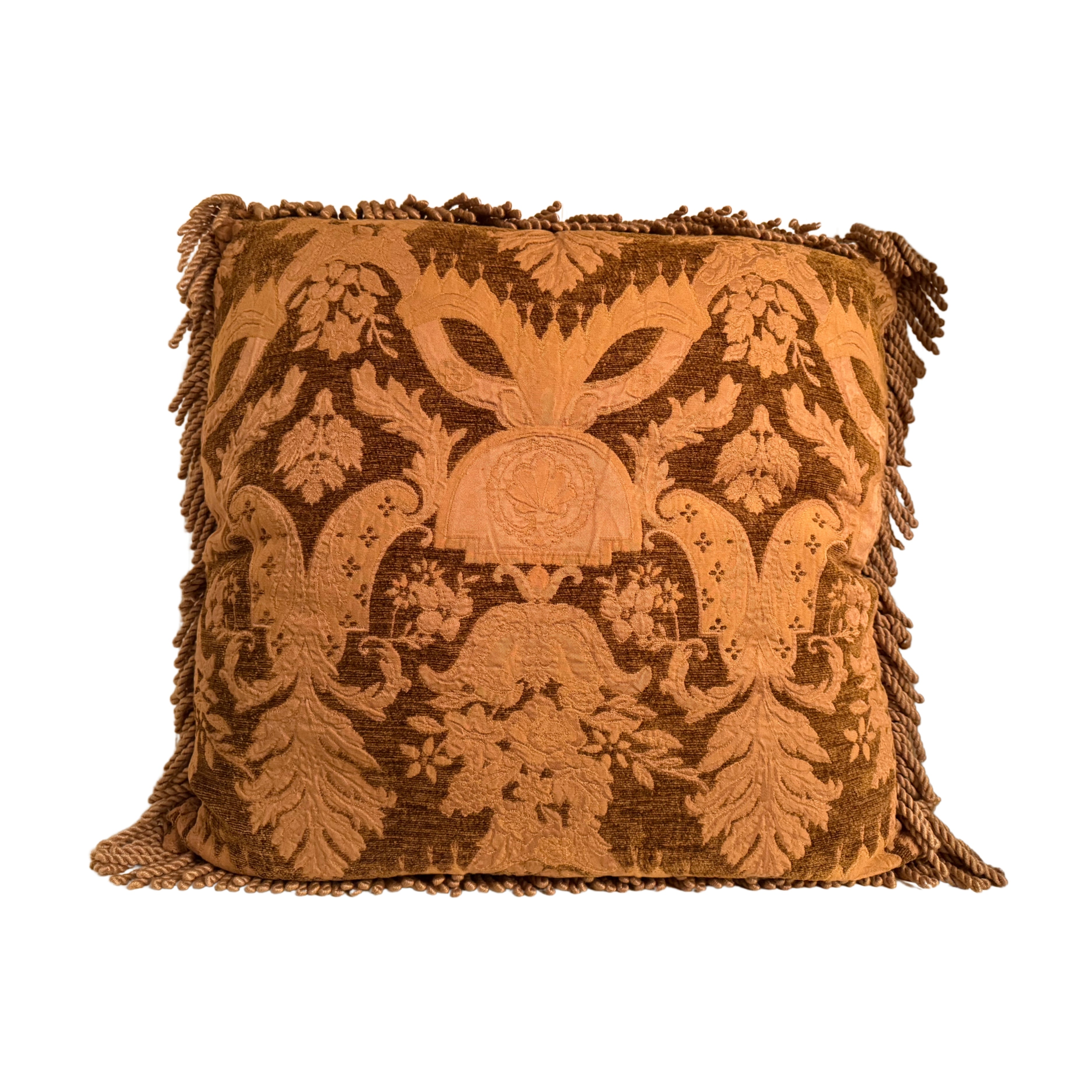 Fringe Velvet & Damask Pillows