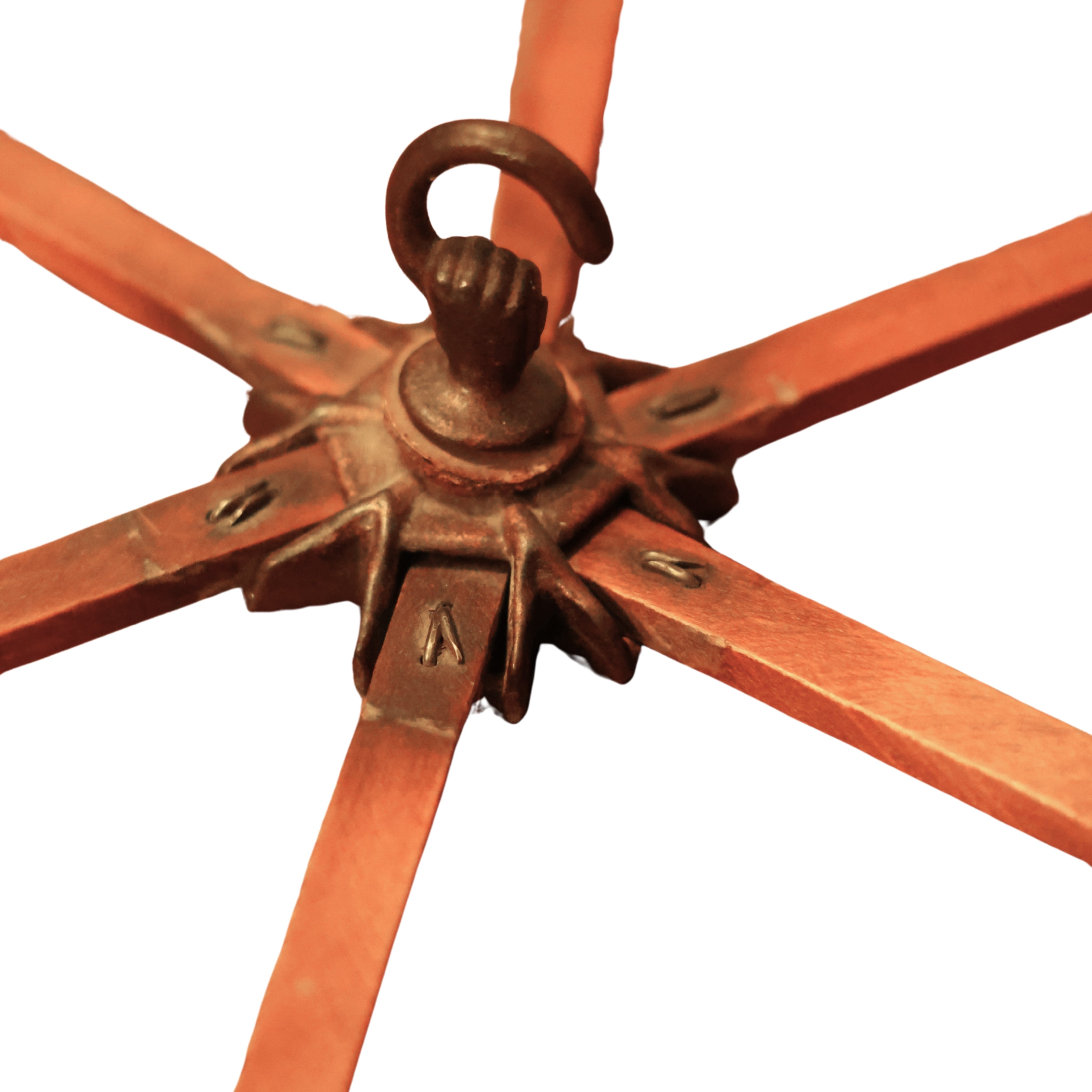 Folding Wooden Drying Rack with Hand Finial