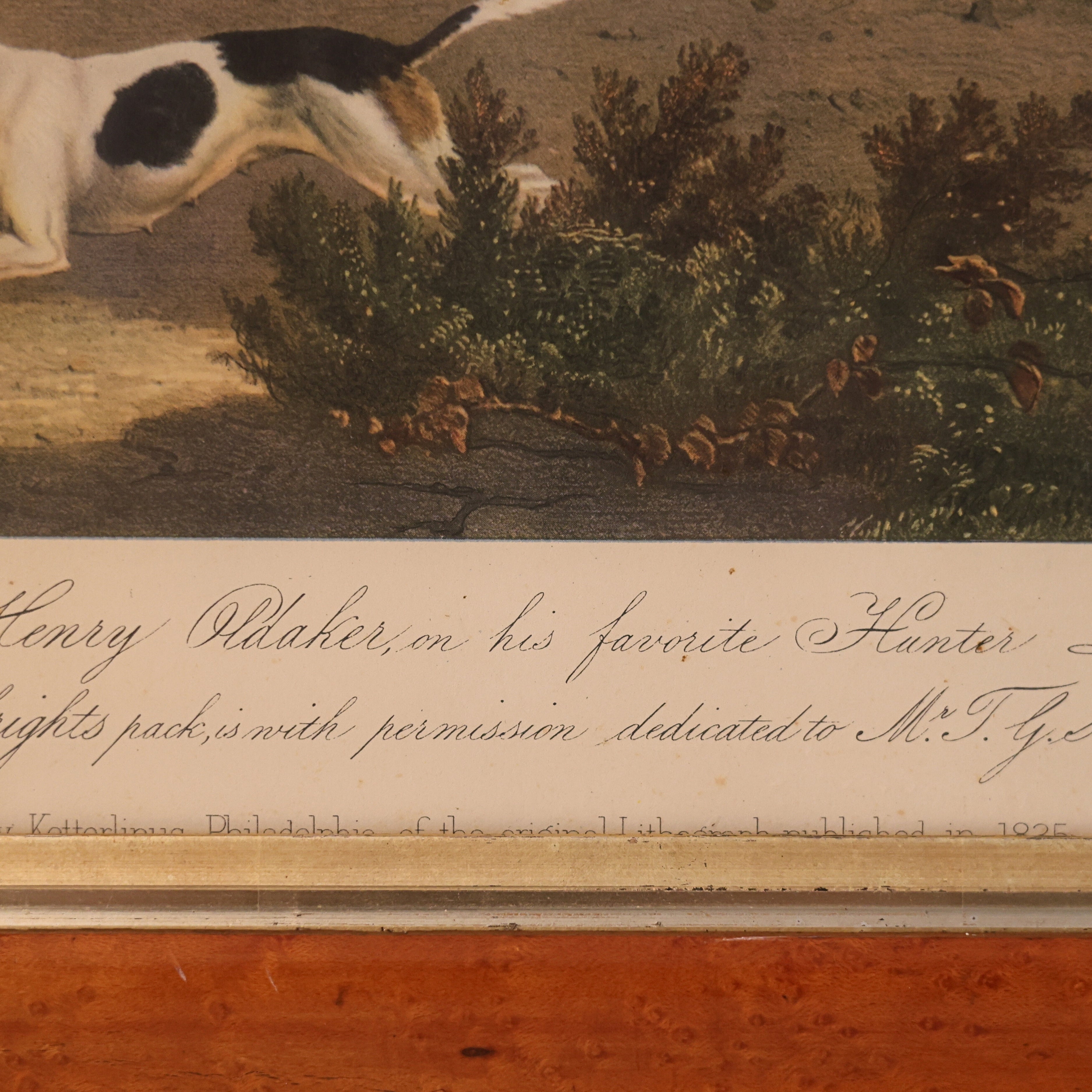 Sporting Hunt Chromolithograph
