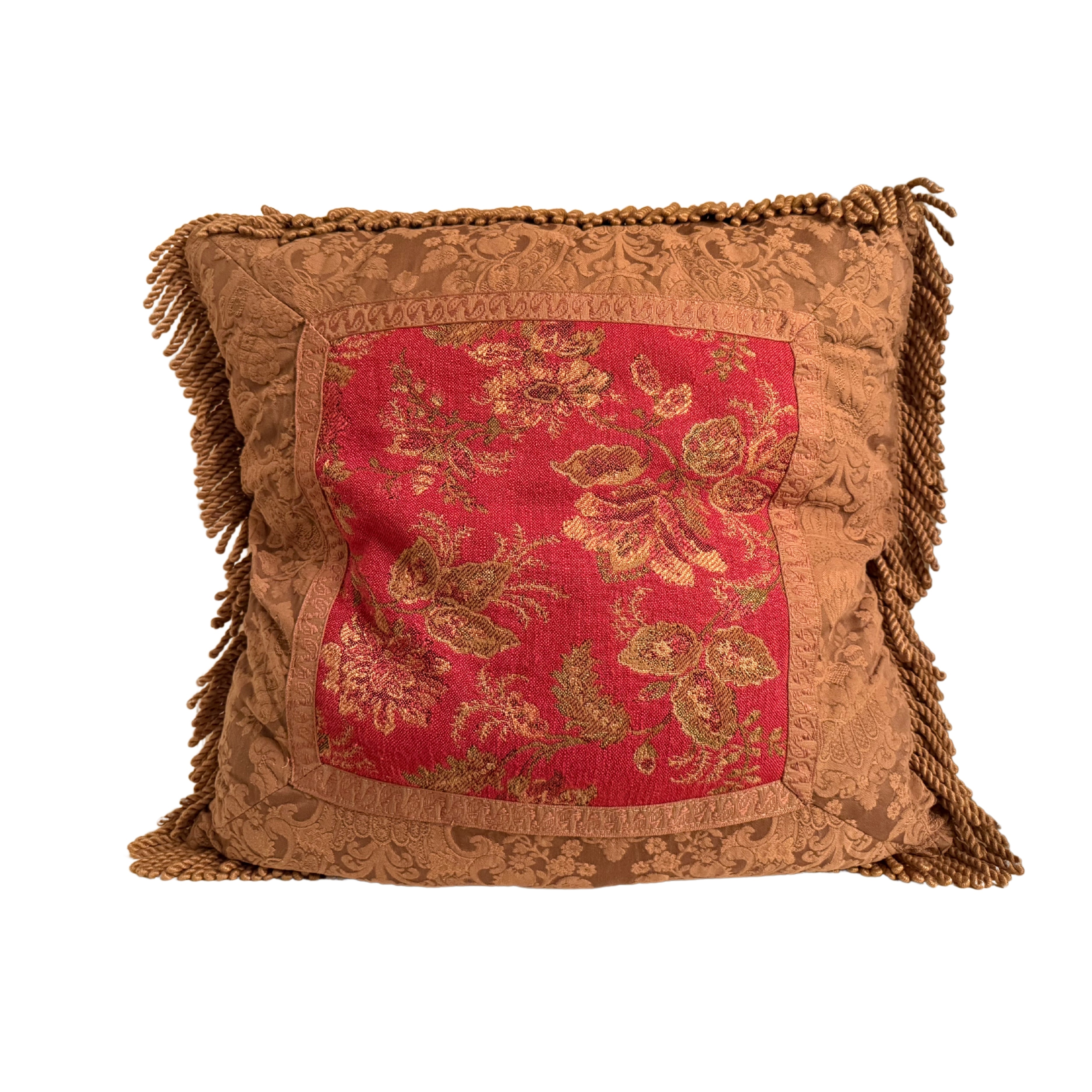 Fringe Velvet & Damask Pillows