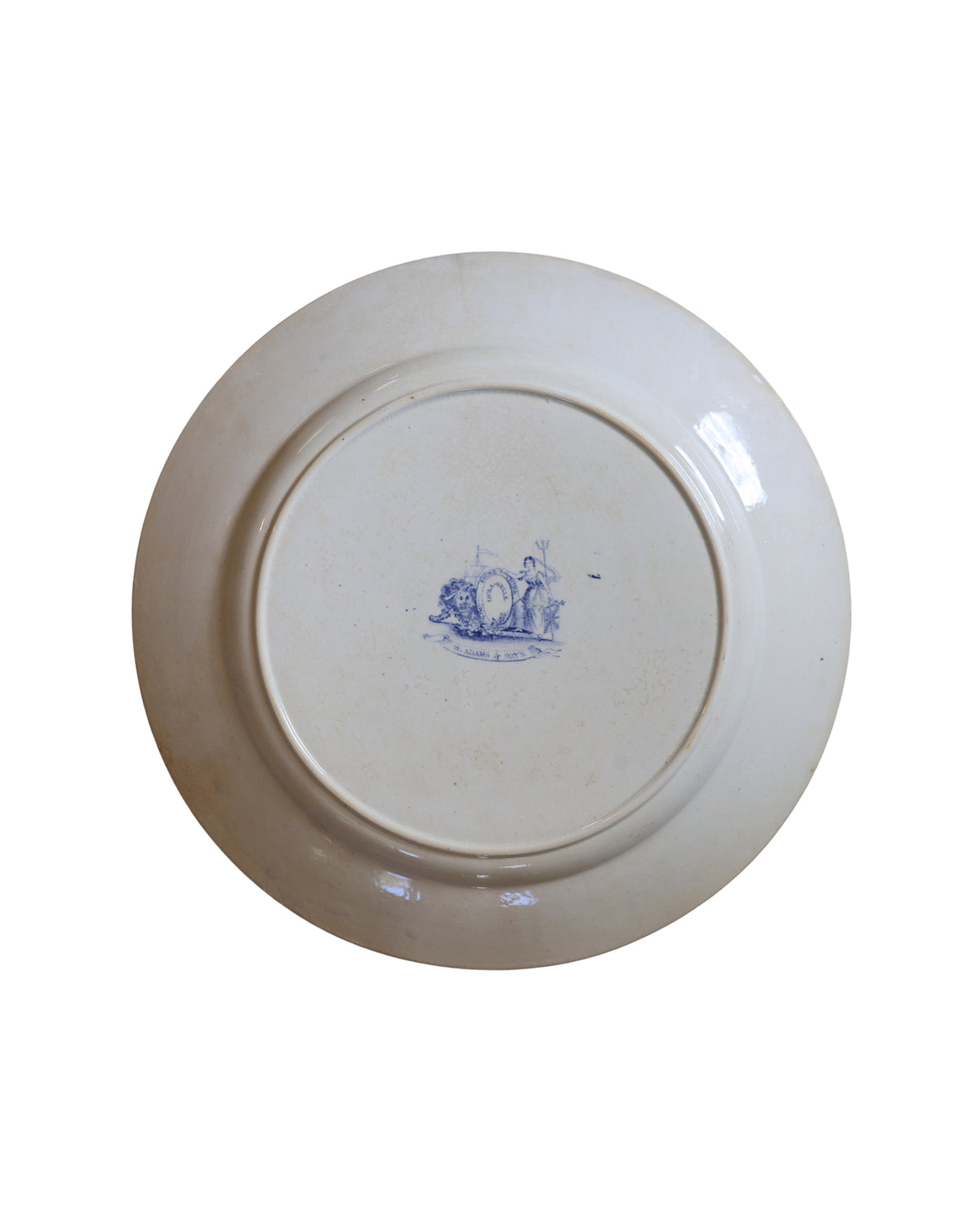 W. Adams & Sons "Isola Bella" Round Dinner Plate, c. 1850-3