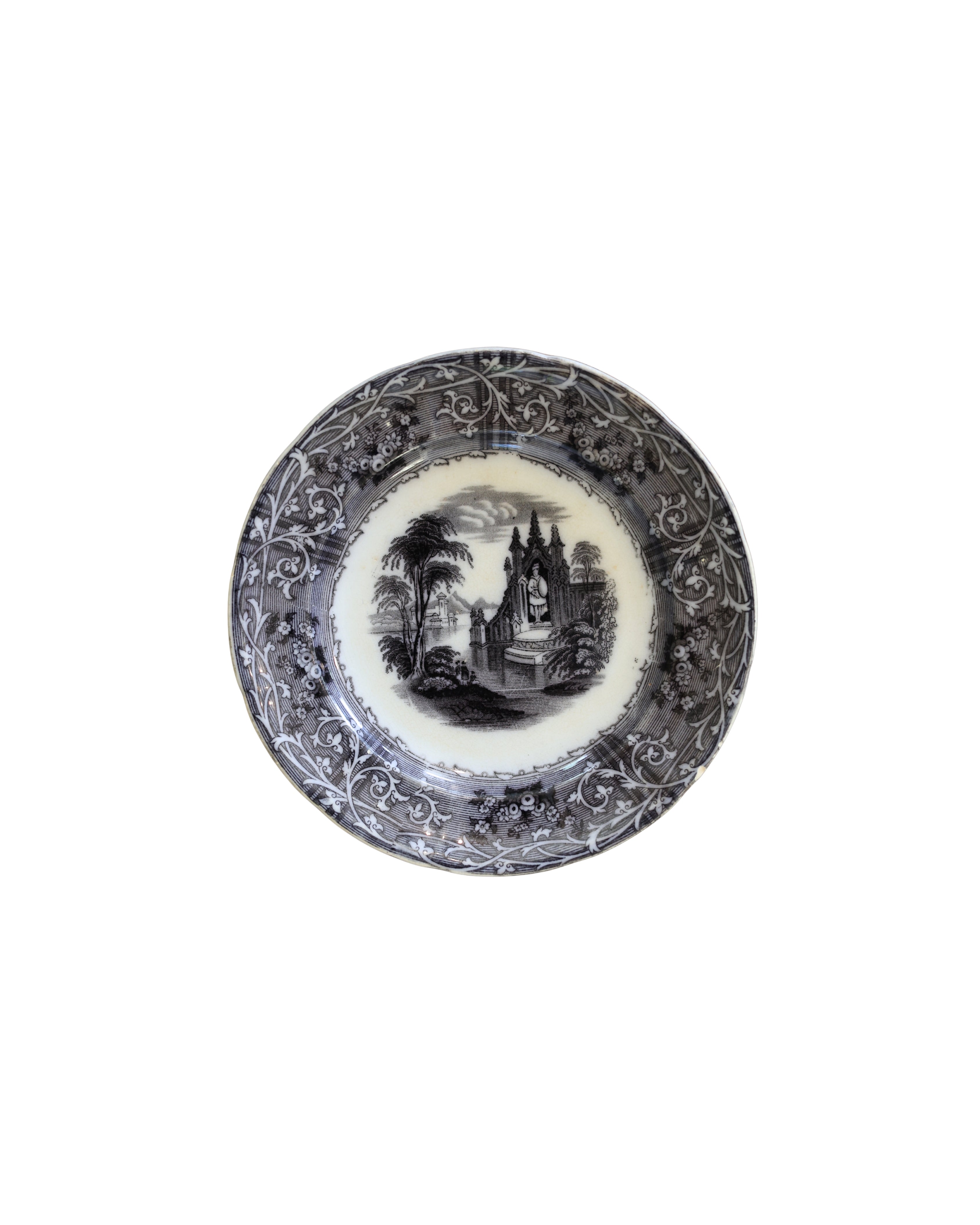 T. J. & J Mayer "Rhone Scenery" Salad Plate-6