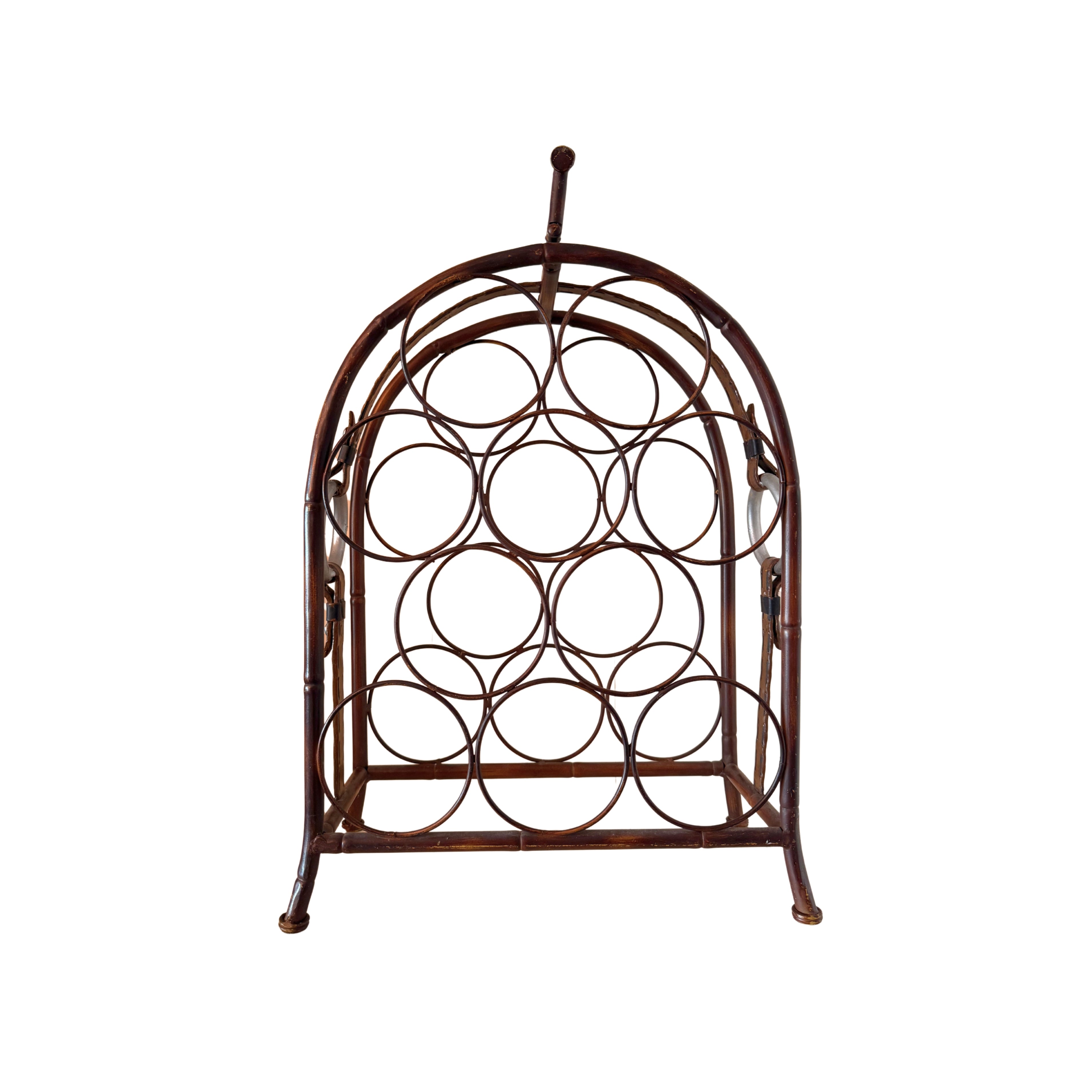 Trompe-l’œil Wine Rack by Jacques Adnet
