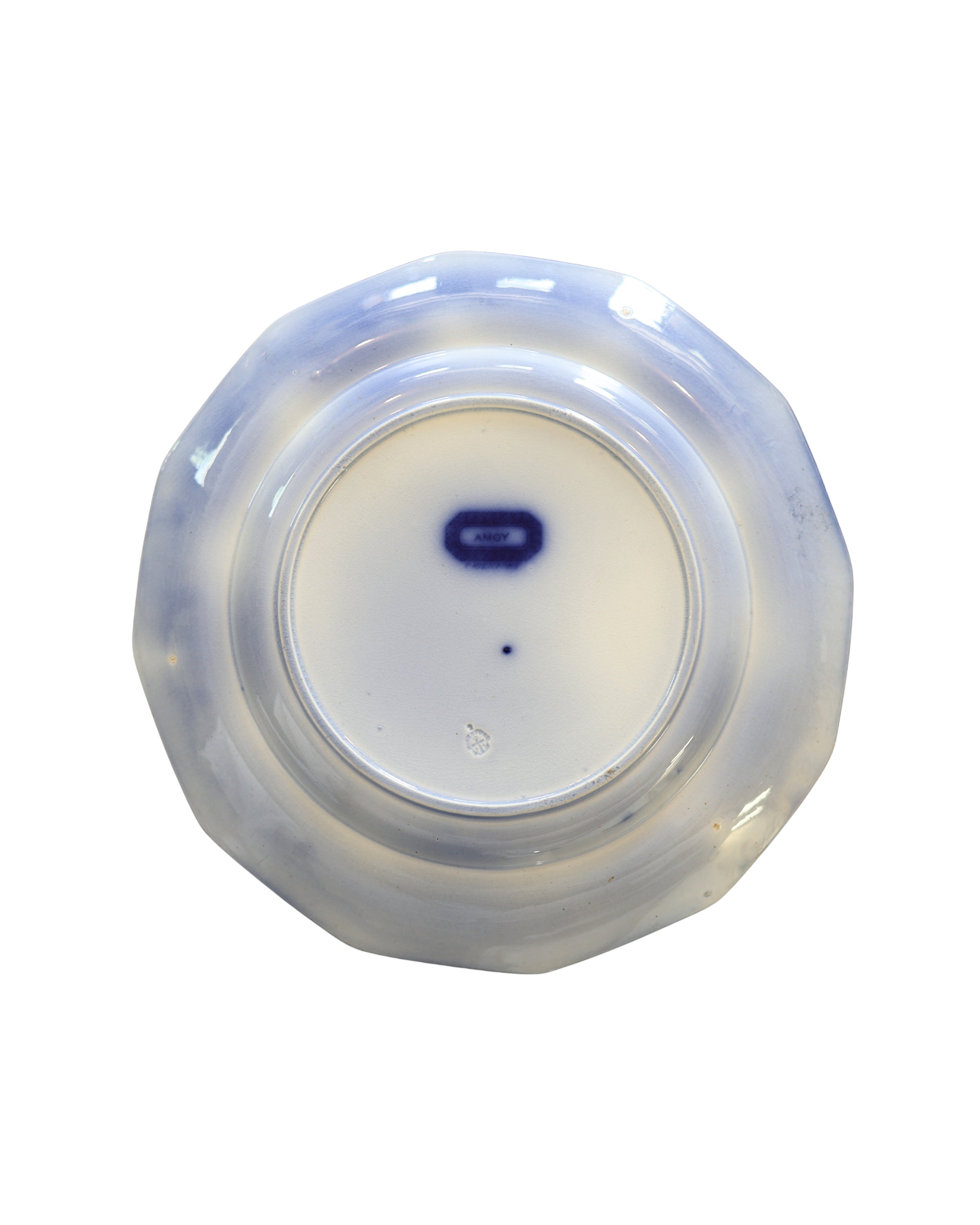 Davenport "Amoy" Flow Blue Plate-2