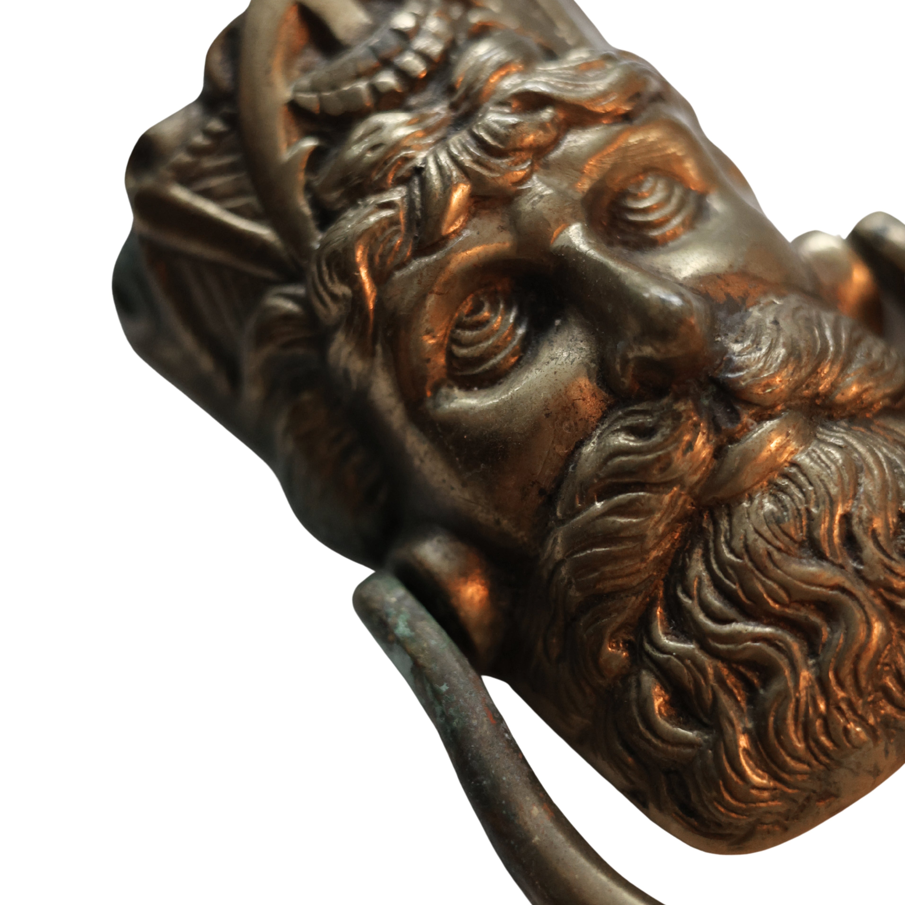 Brass North Wind Style Door Knocker