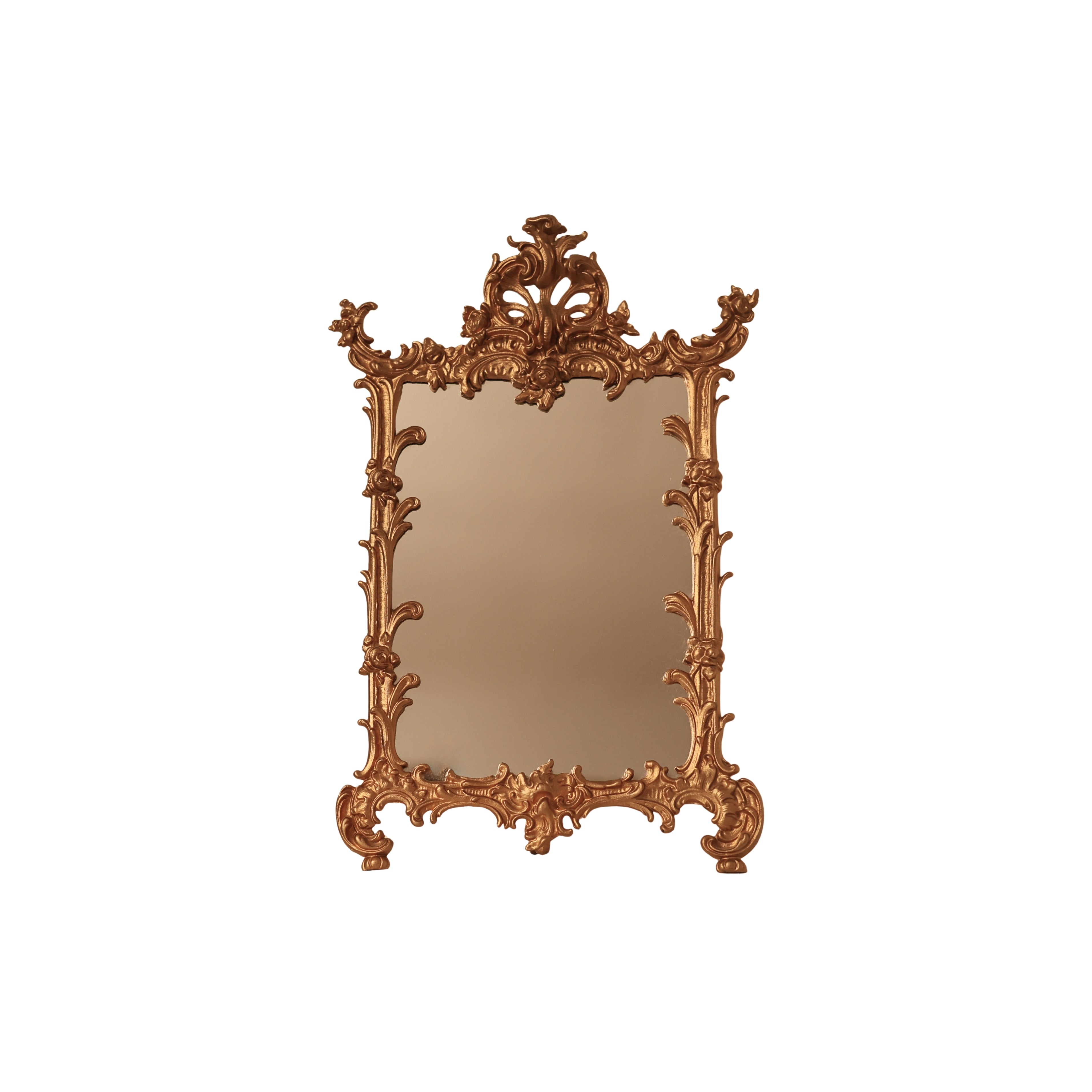Rococo Revival Gilt Tabletop Mirror