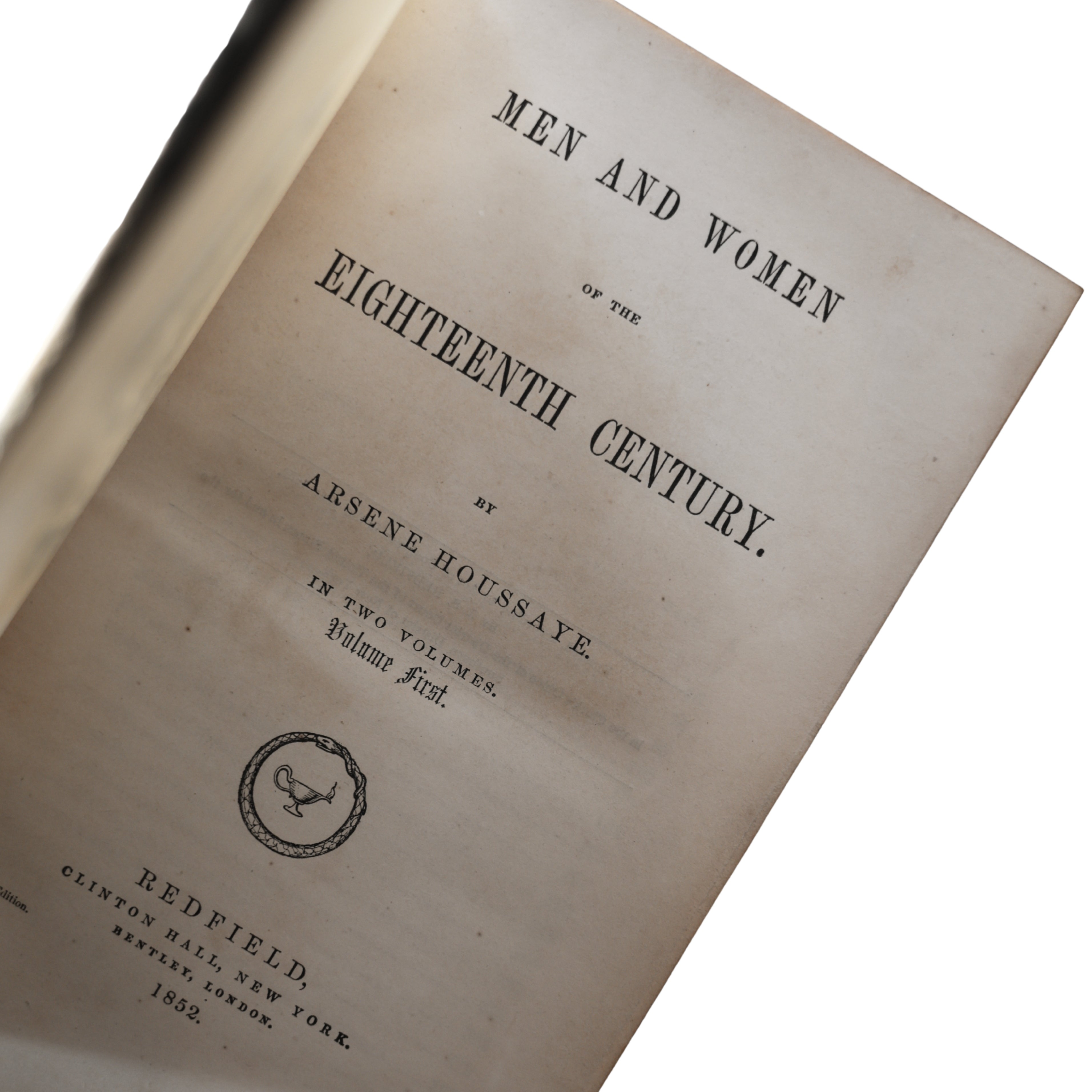 "Philosophers and Actresses... of the Eighteenth Century" (1852-1853) by Arsene Houssaye