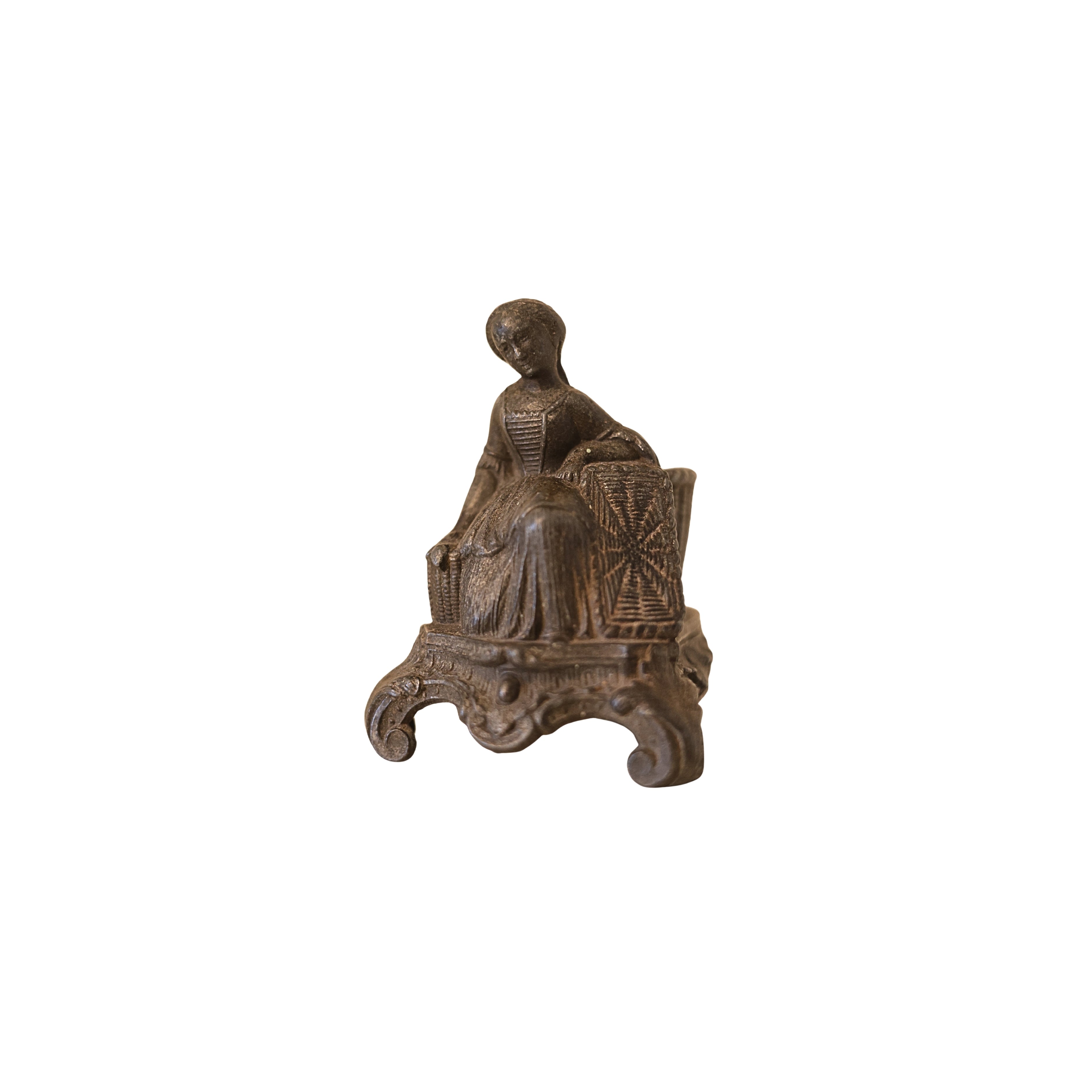 French Figural Match Holder