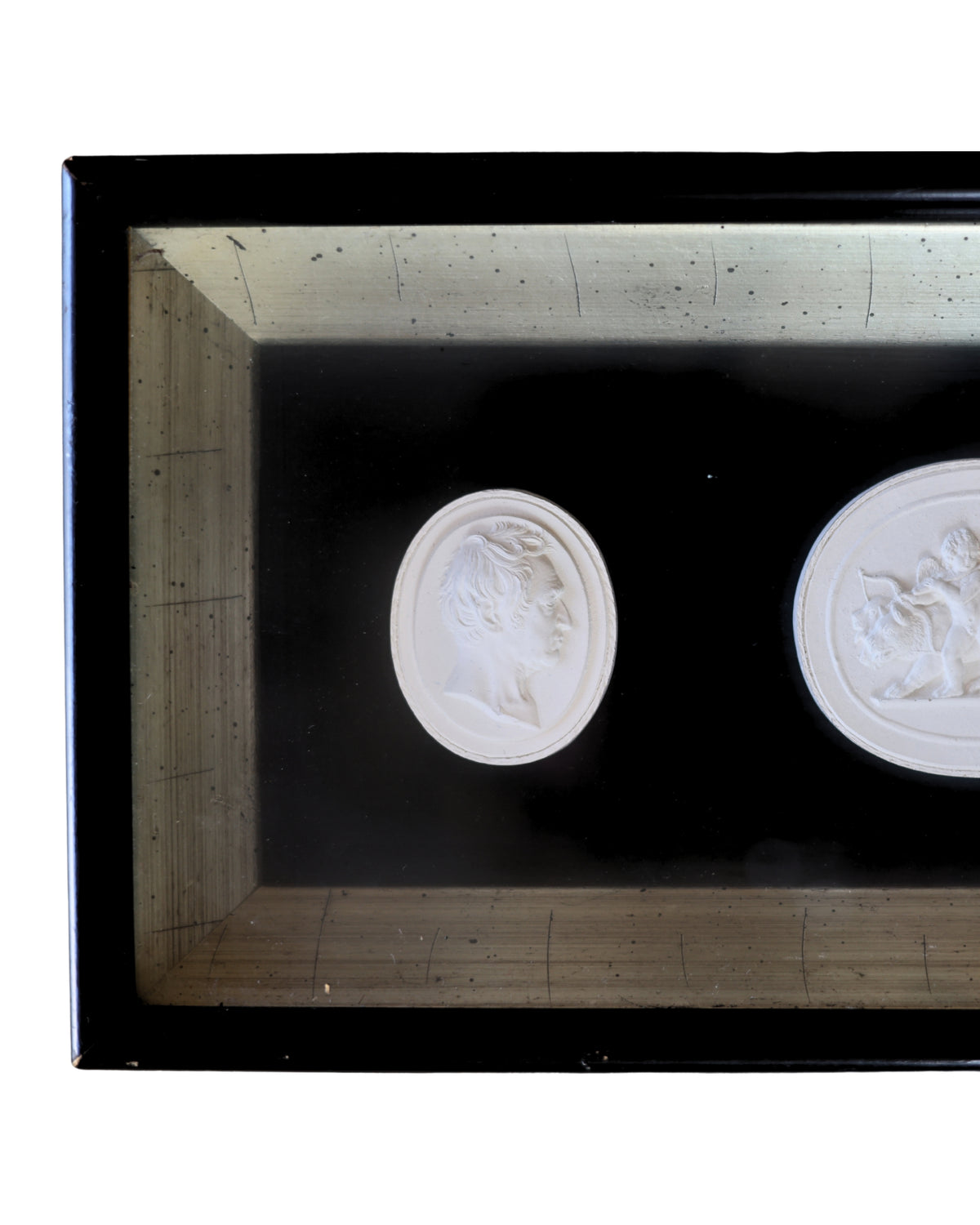 Neoclassical Grand Tour Style Intaglio Shadow Box-2