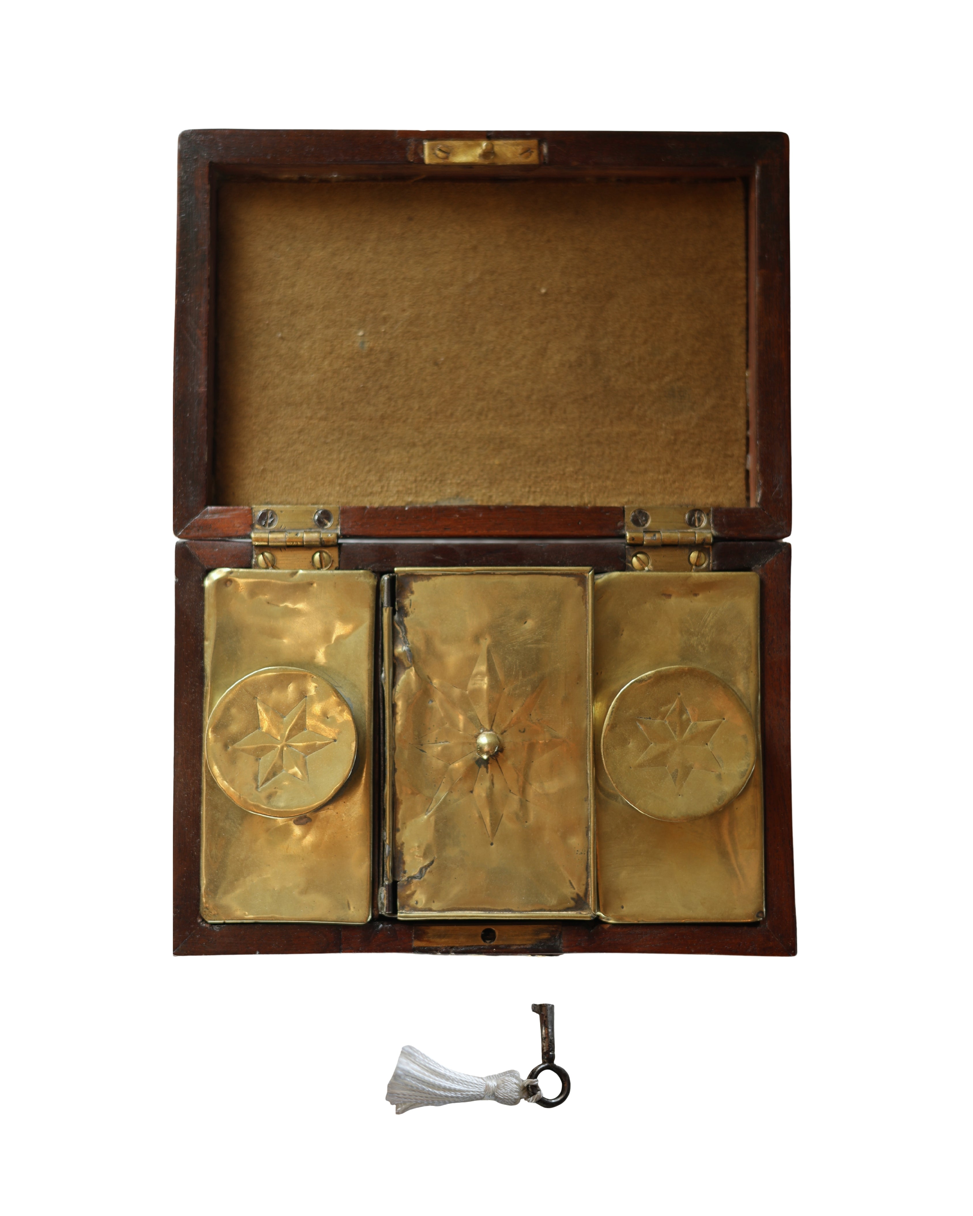 George III Mahogany Tea Caddy-2