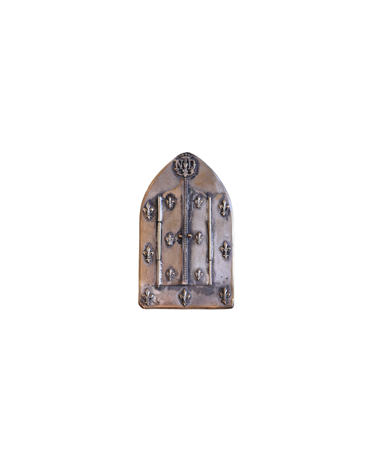 Notre-Dame Pocket Shrine with Fleur-de-Lis-1