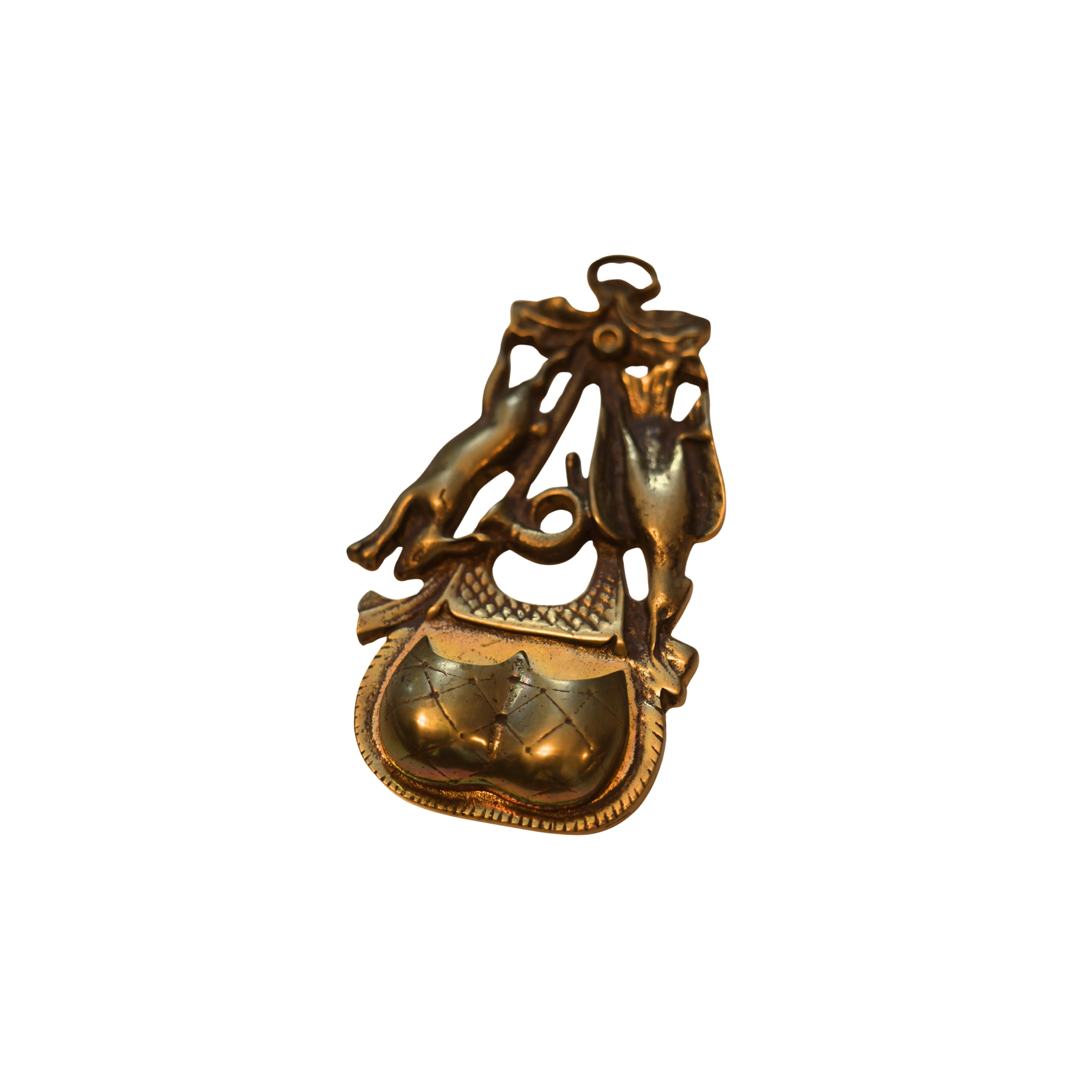 Game & Basket Brass Match Holder