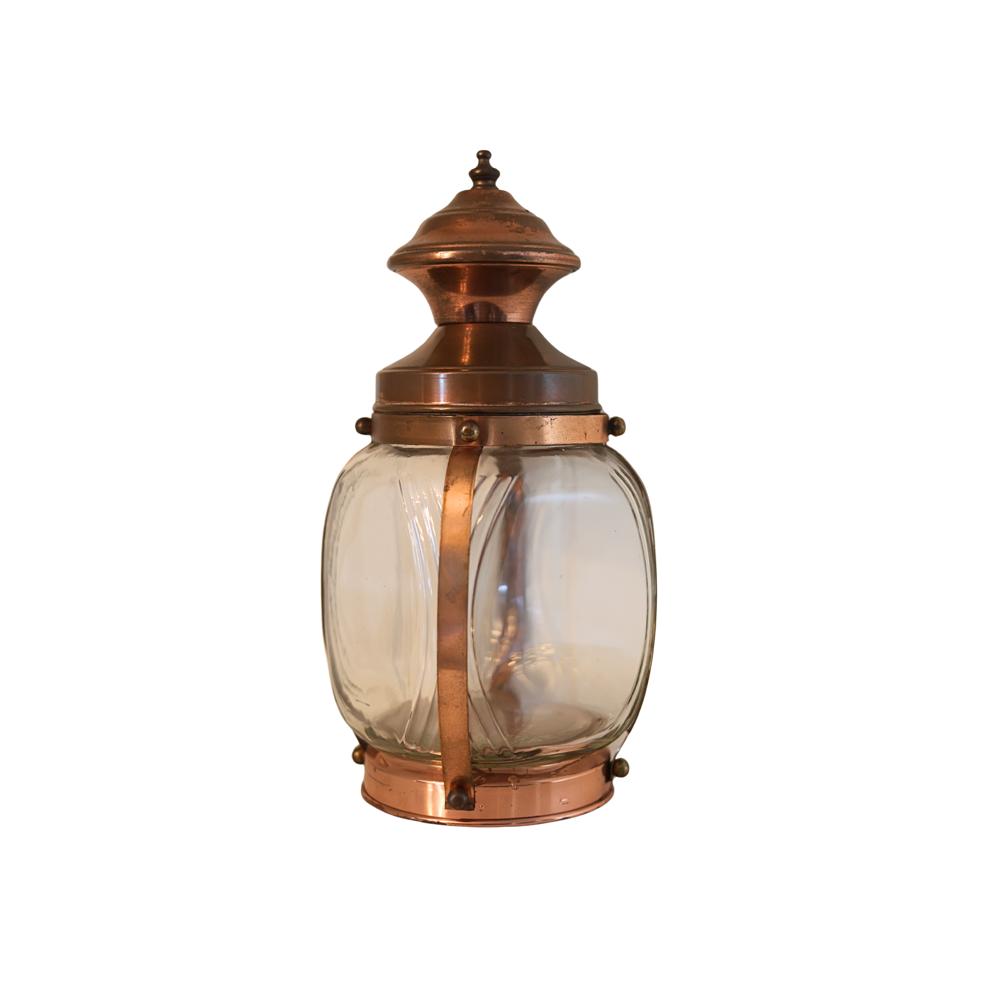Copper and Glass Nautical Style Lantern