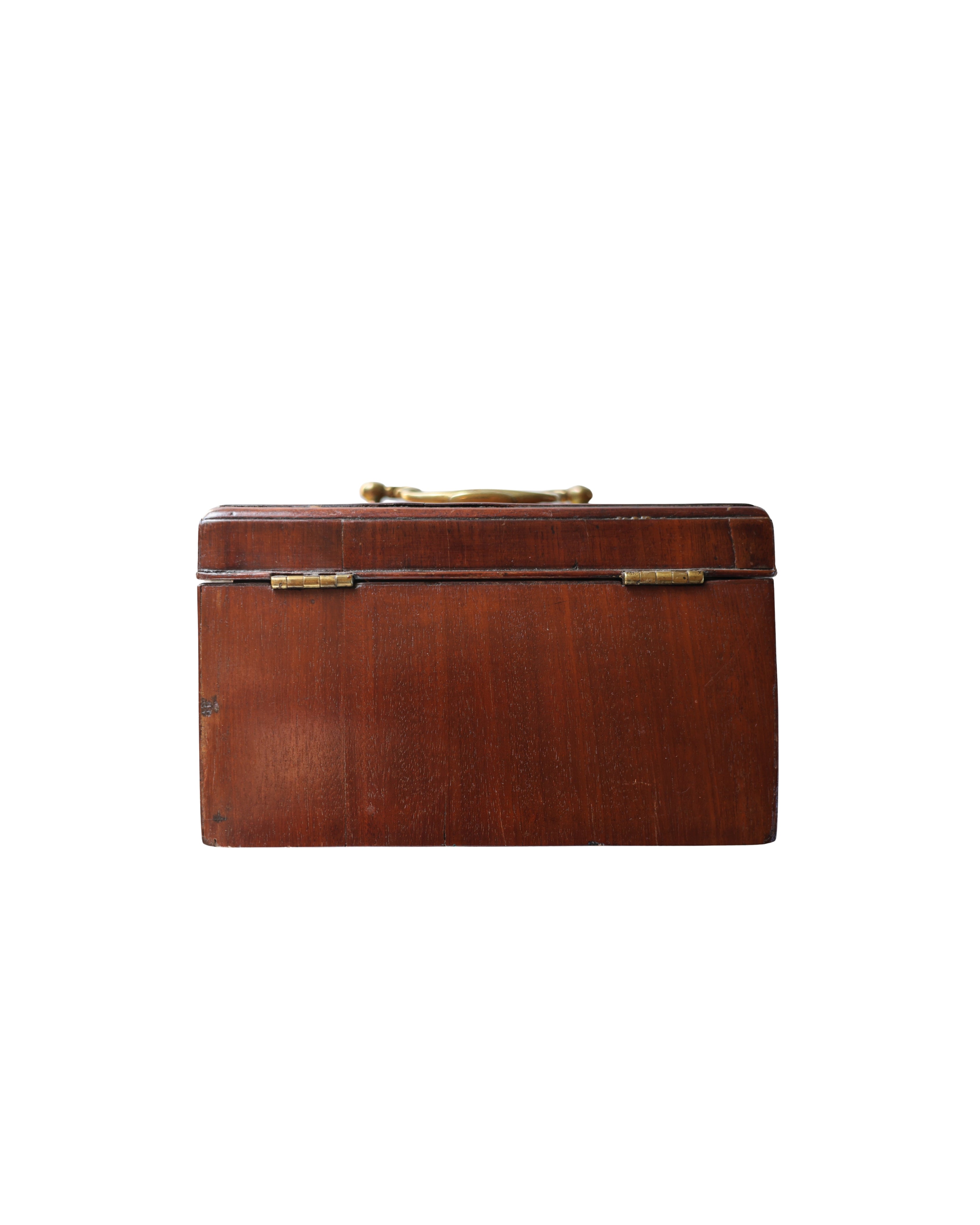 George III Mahogany Tea Caddy-7