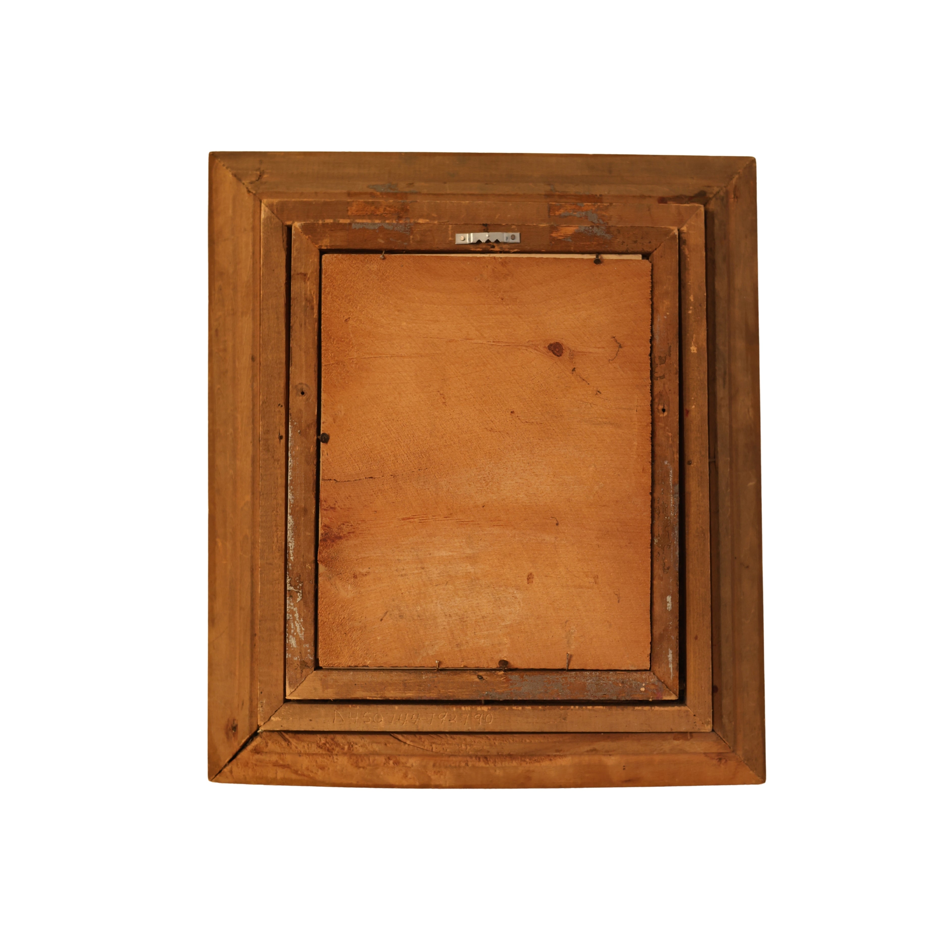 Gilt Framed “Winter” Portrait Engraving