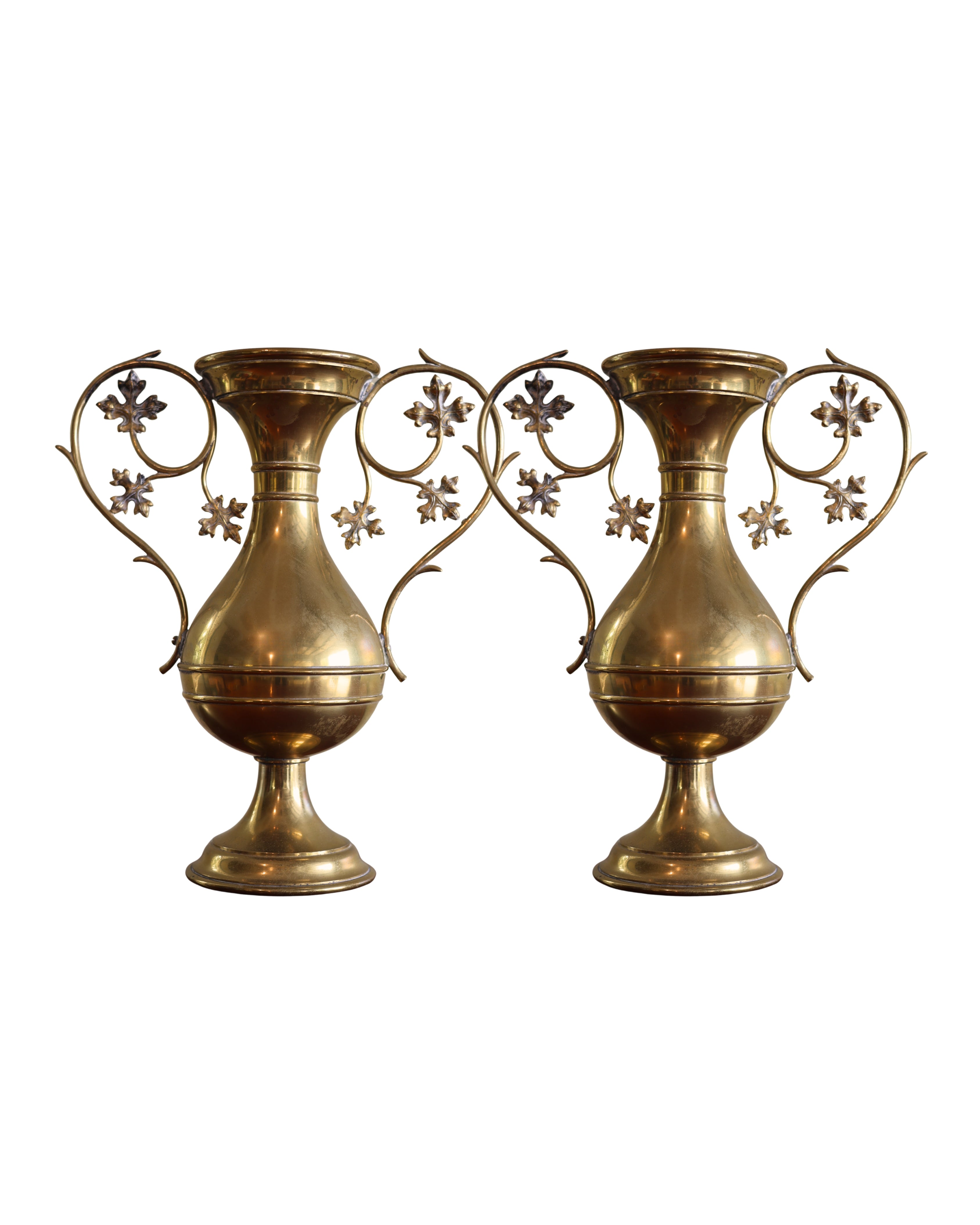 Amphora Spiral Altar Vases-2