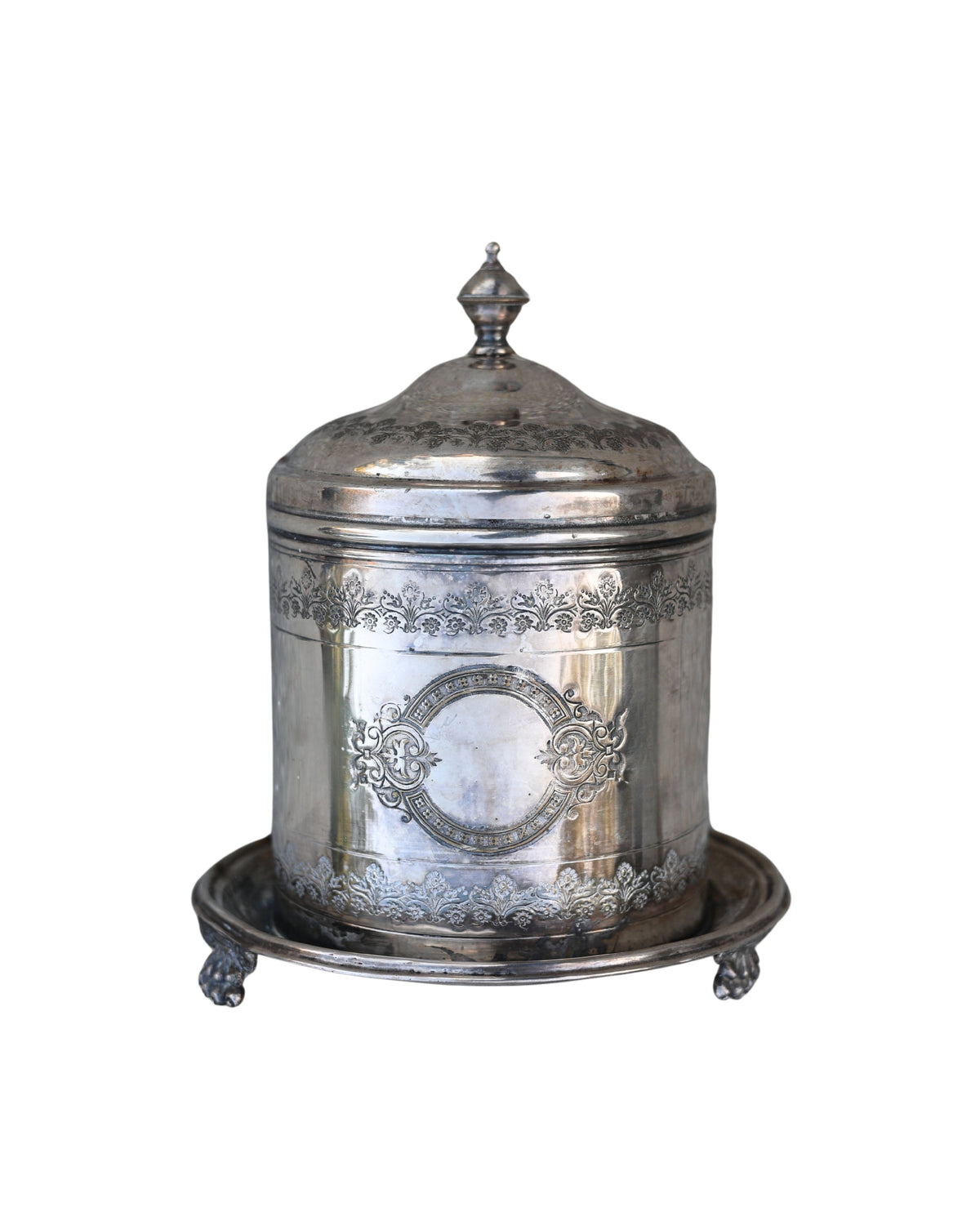 Lion Paw Foot Biscuit Barrel-2