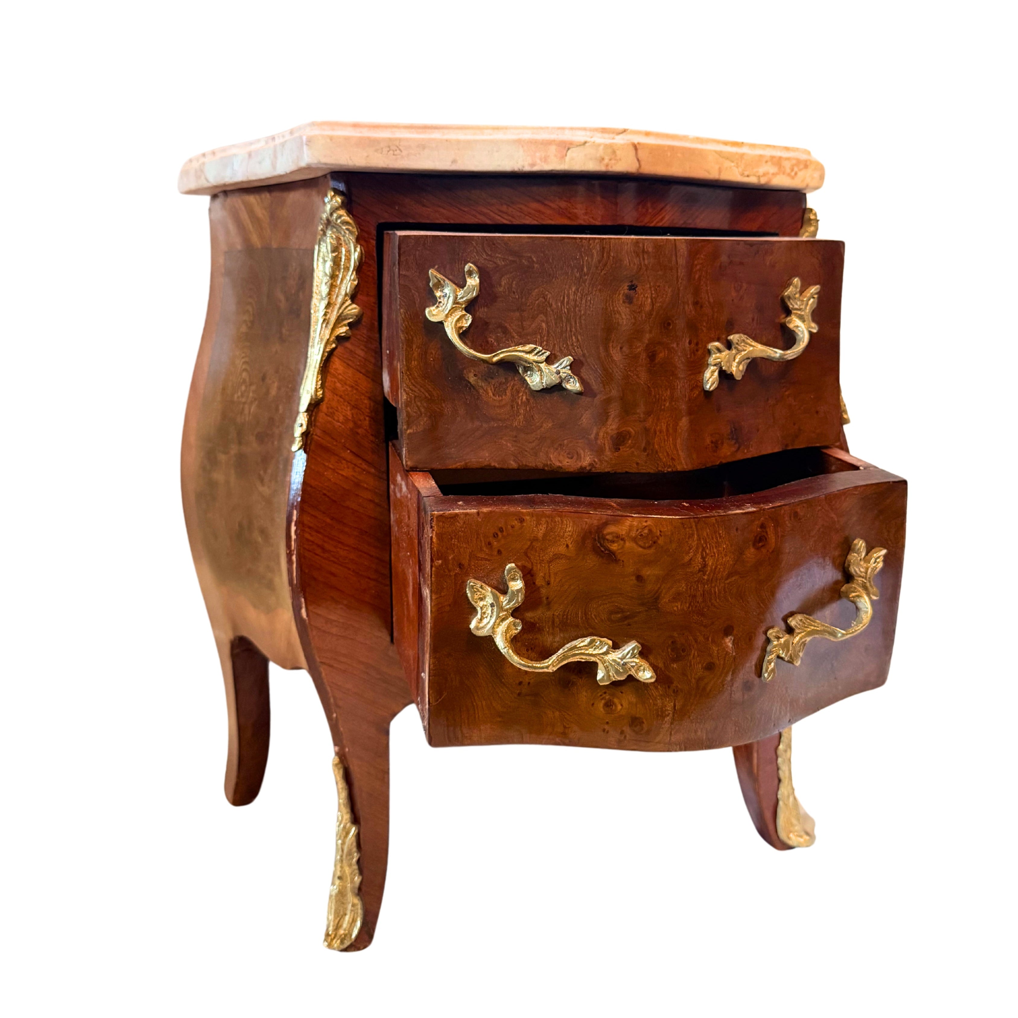 French Louis XV Bombe Sample Chest