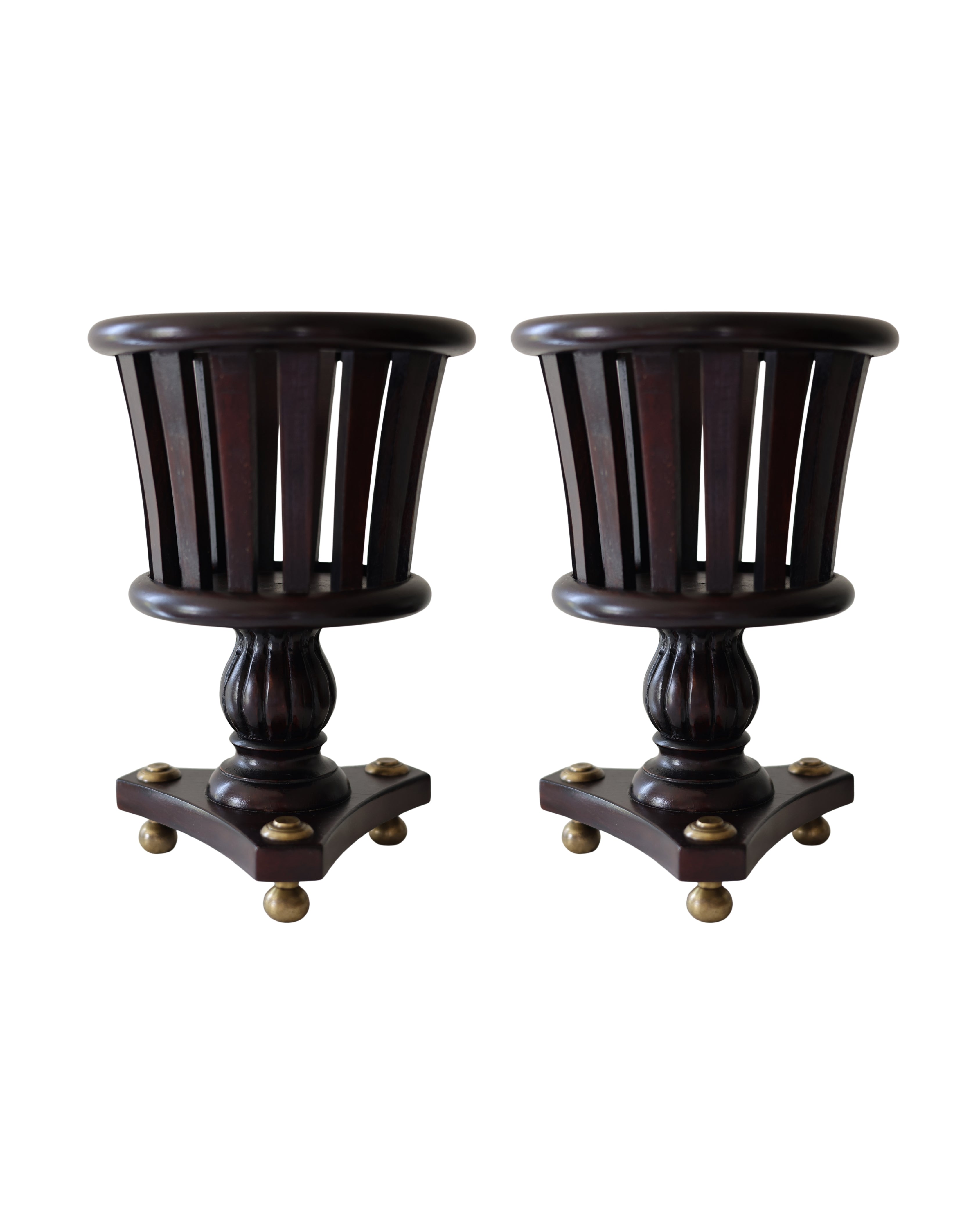 Regency Style Tabletop Plant Stands-1