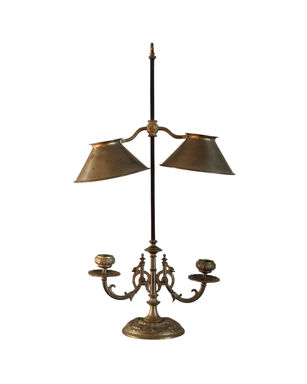 Two-Light Shaded Candelabrum-1
