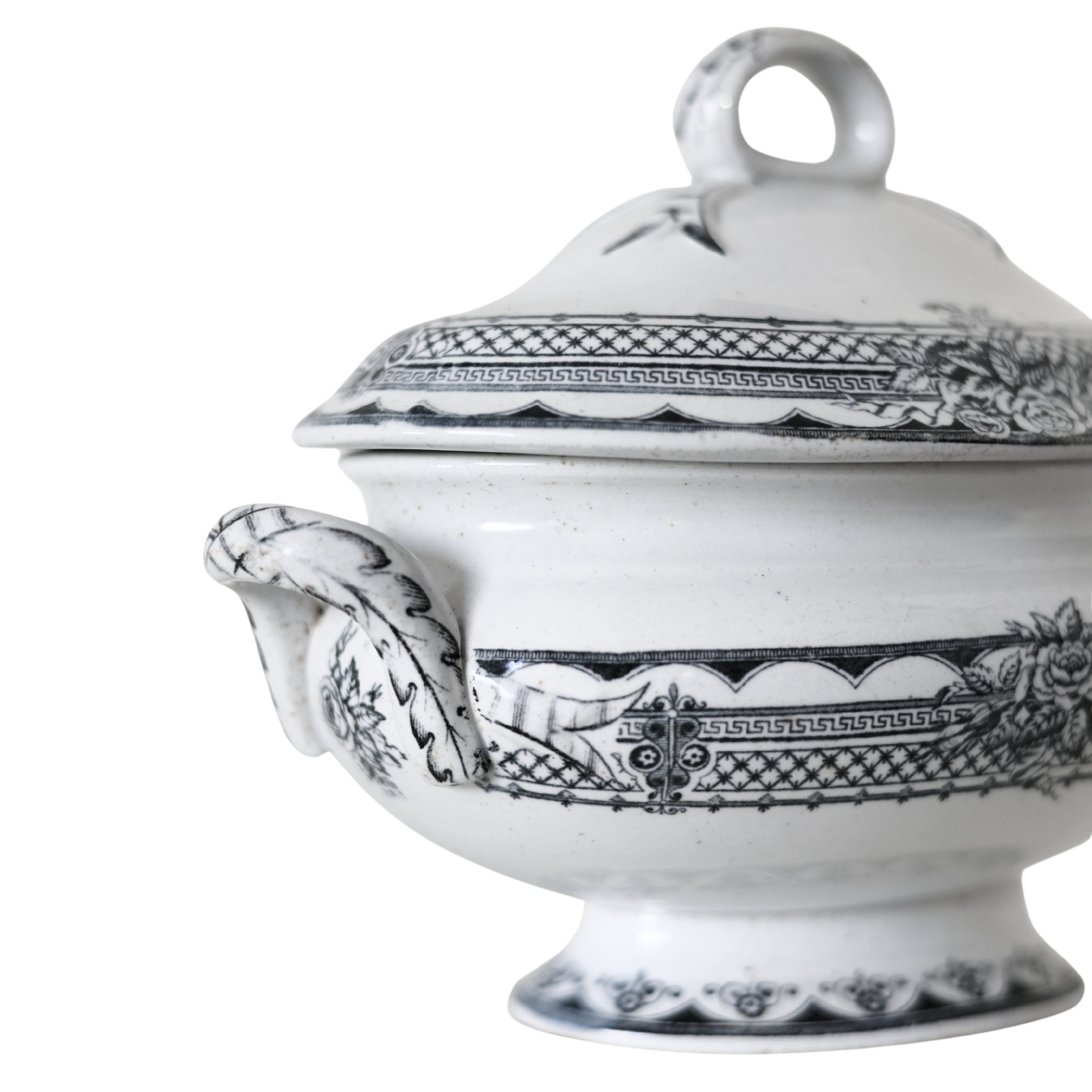 W.F. & Co. “Victoria” Sauce Tureen with Underplate