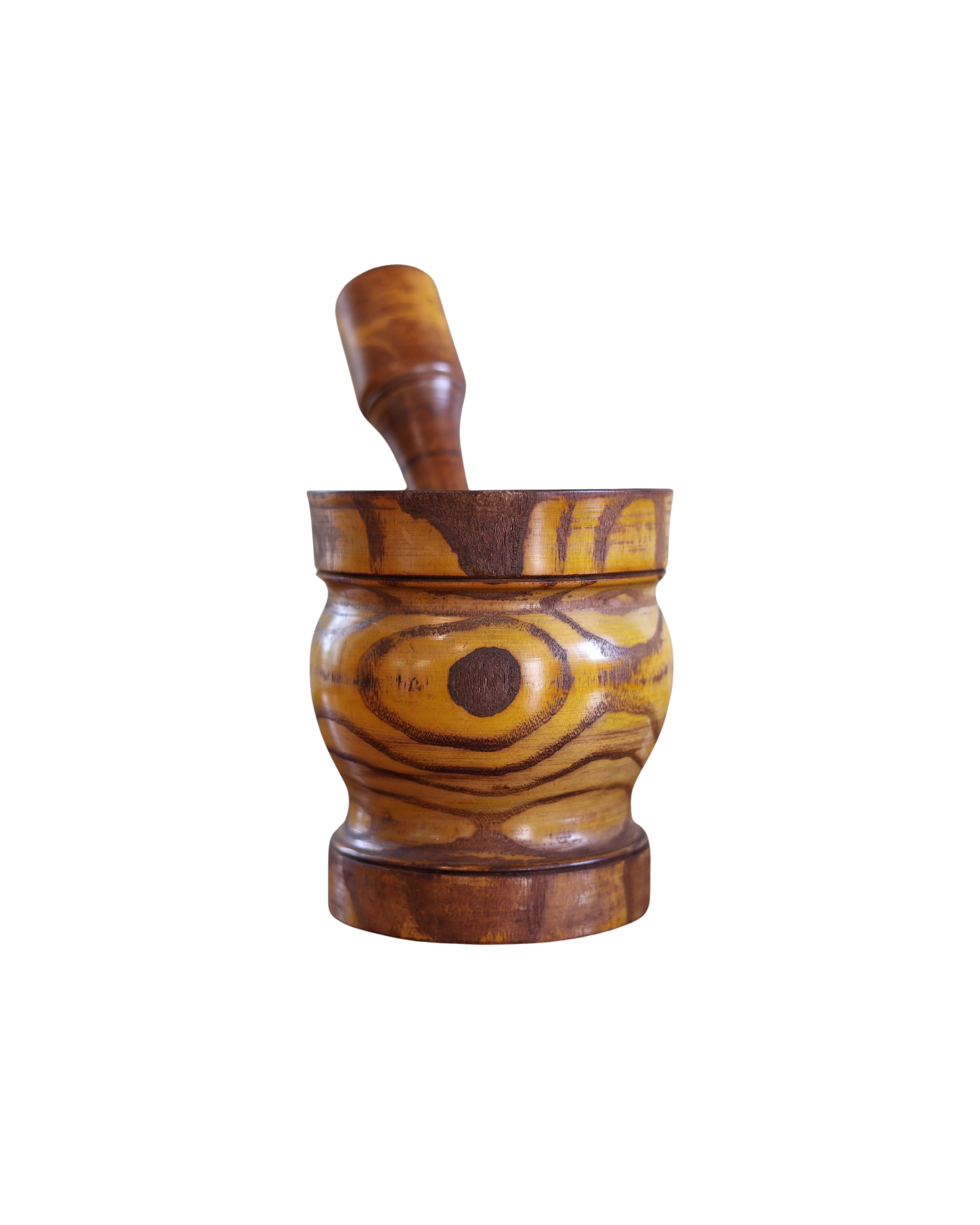 Exotic Hardwood Mortar & Pestle-1