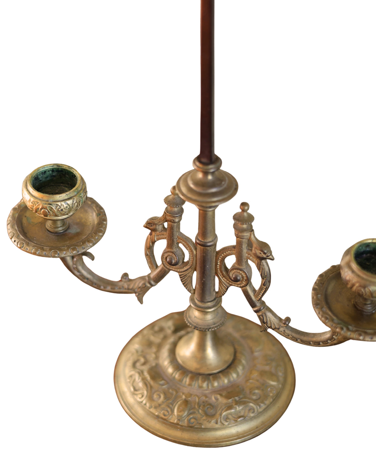 Two-Light Shaded Candelabrum-3