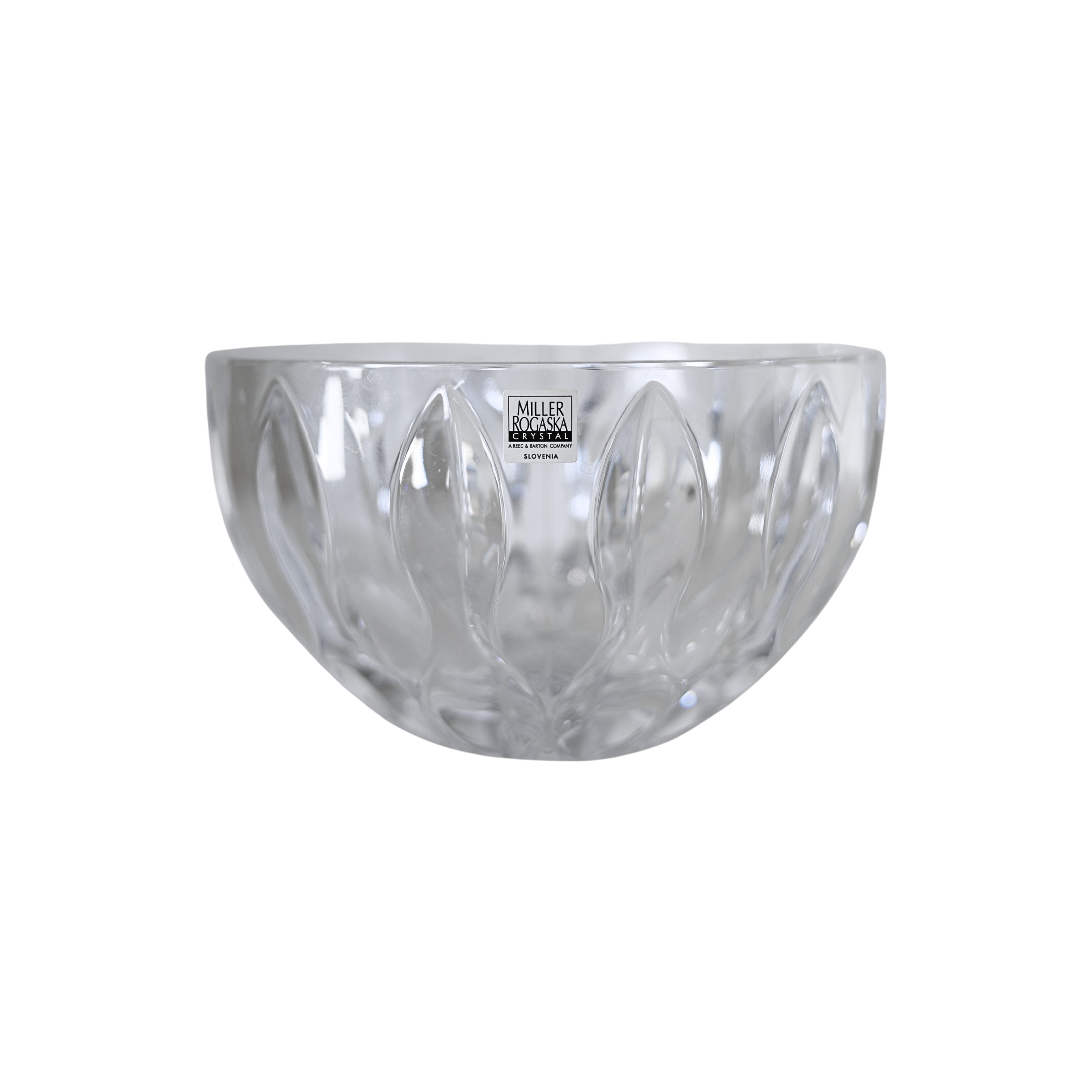 Miller Rogaska “Equinox” Cut Crystal Bowl