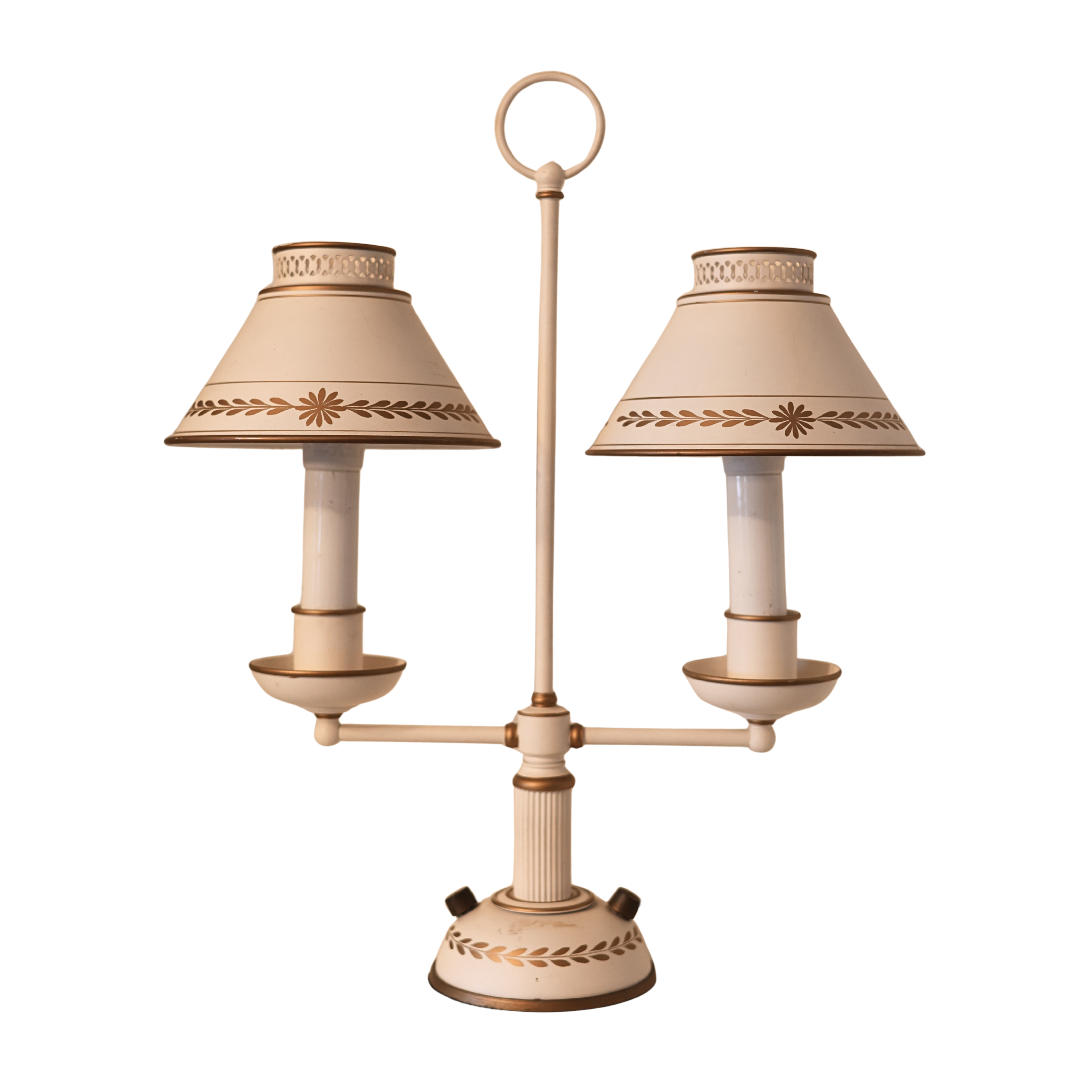 Toleware Bouillotte-Style Lamp