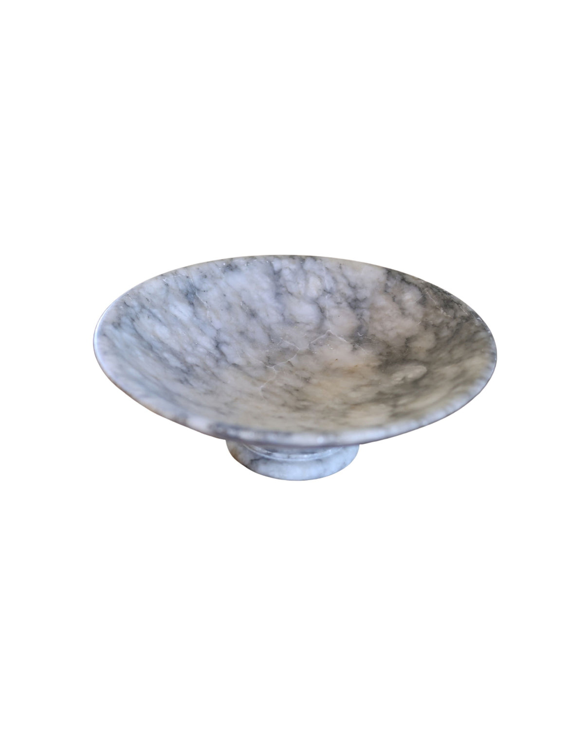 Alabaster Pedestal Bowl-3
