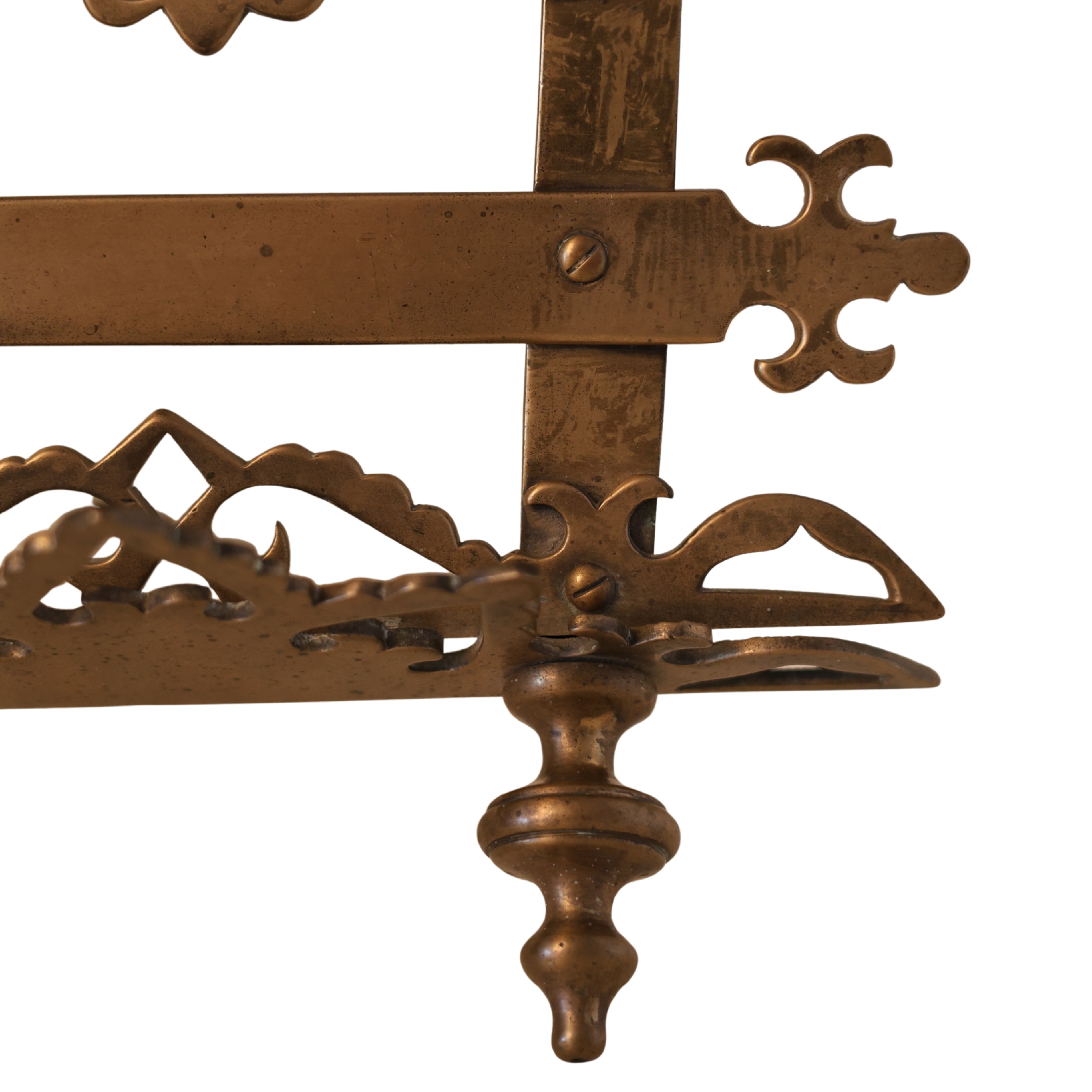 Brass Gothic Revival Easel