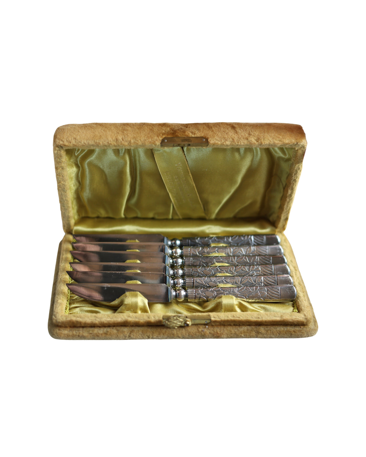 Fruit Knives in Velvet Box, Set of 6-1