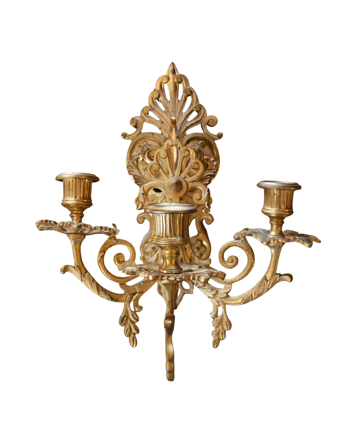 Louis XVI Revival Gilt Bronze Sconces-1