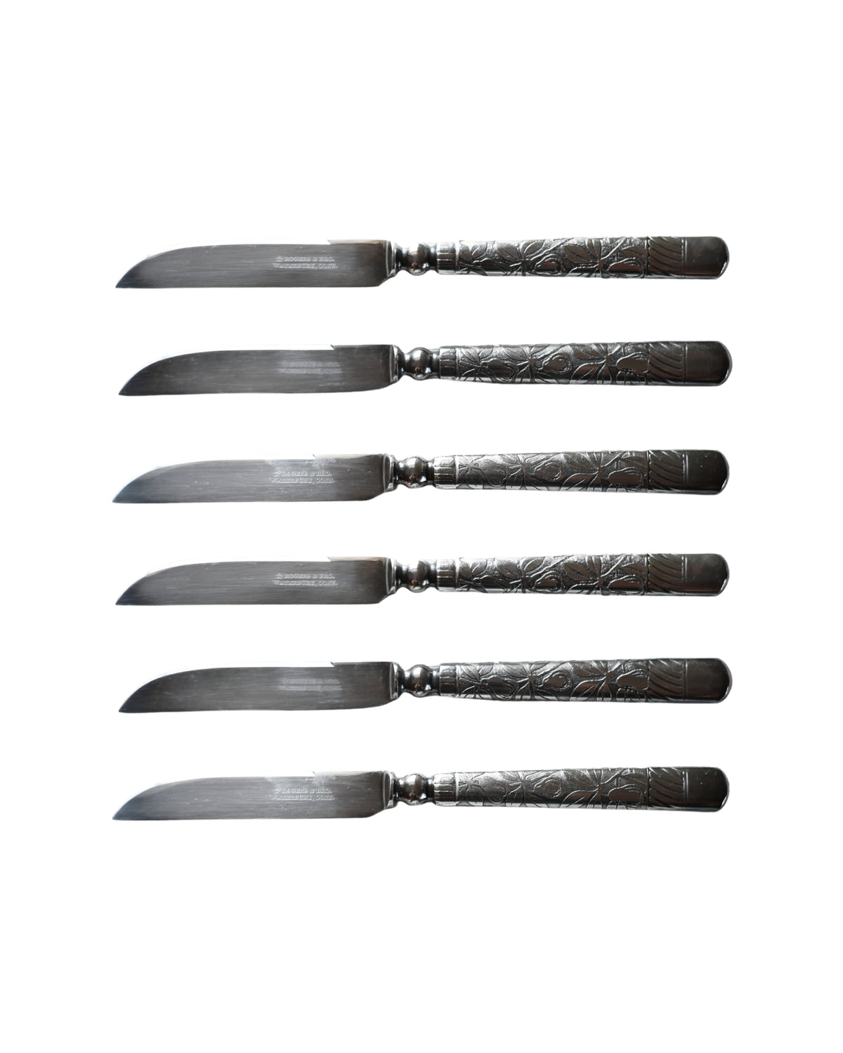 Fruit Knives in Velvet Box, Set of 6-2