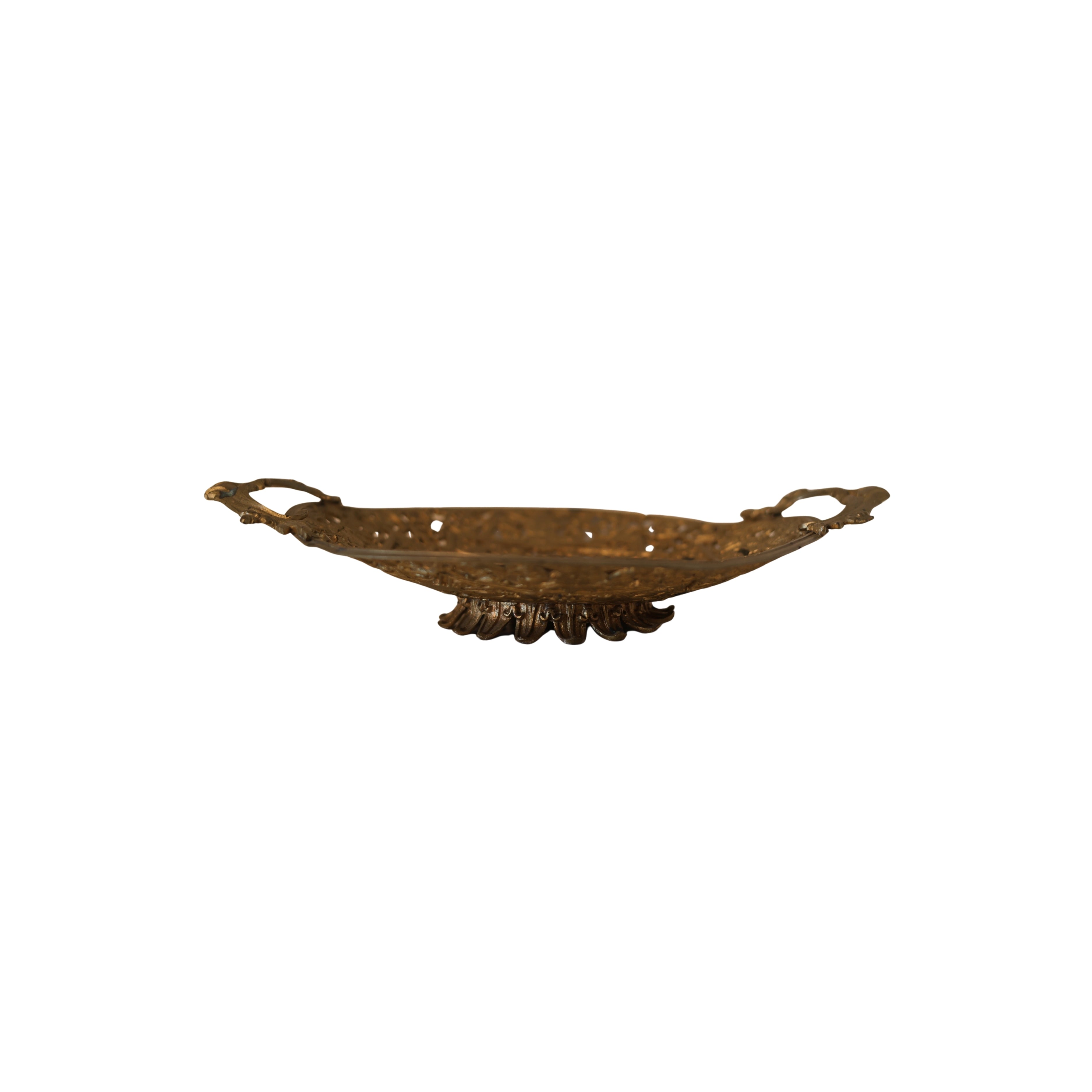 Pierced Bronze Serving Dish
