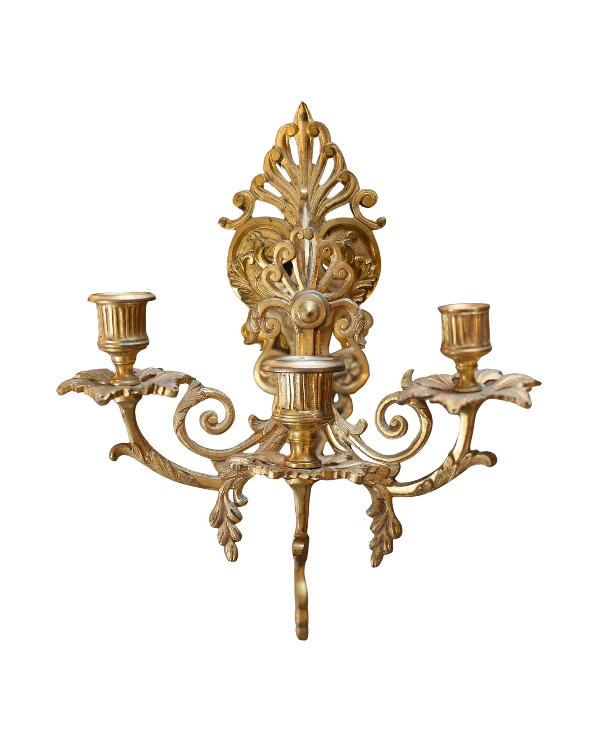 Louis XVI Revival Gilt Bronze Sconces-4