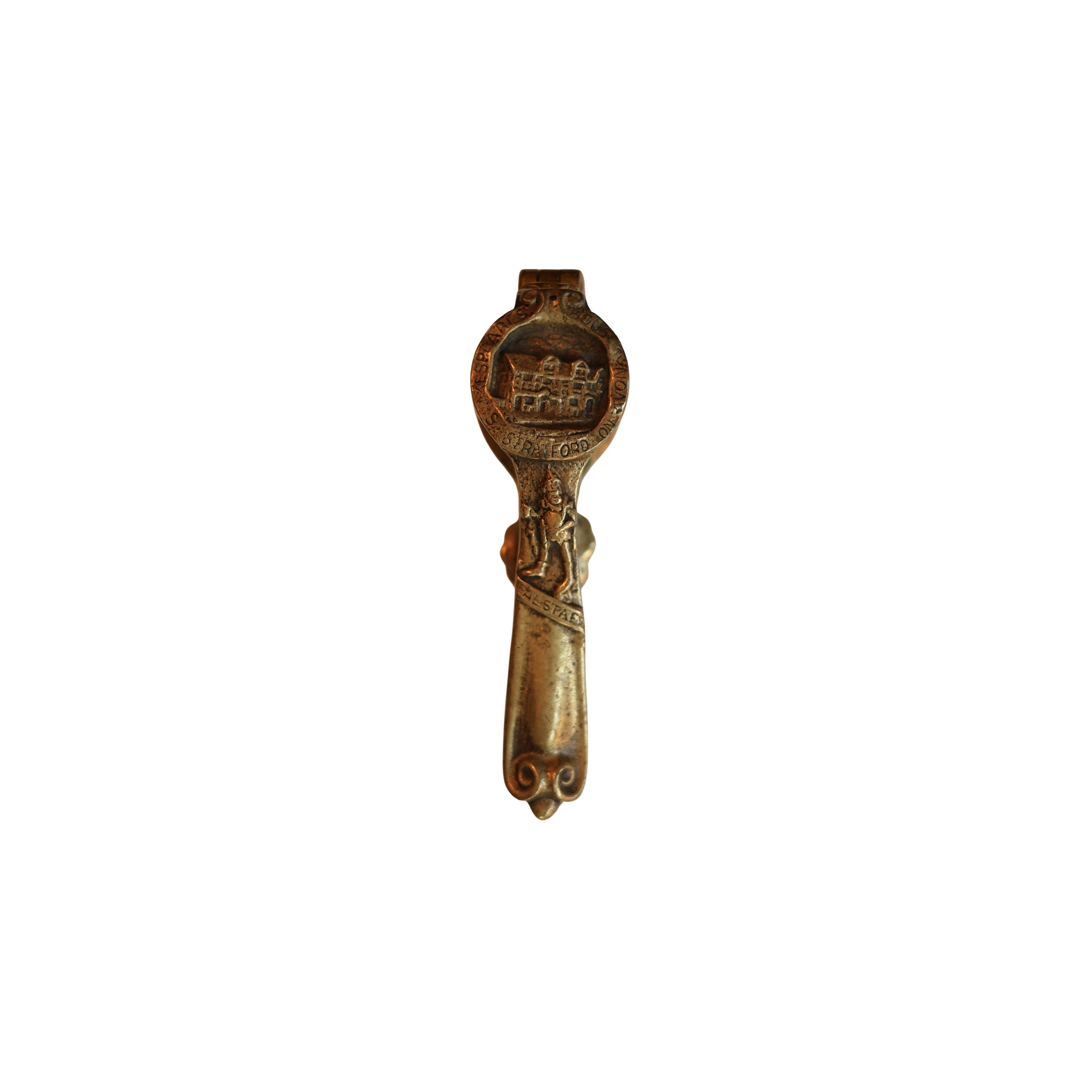 Brass Shakespeare Figural Nutcracker