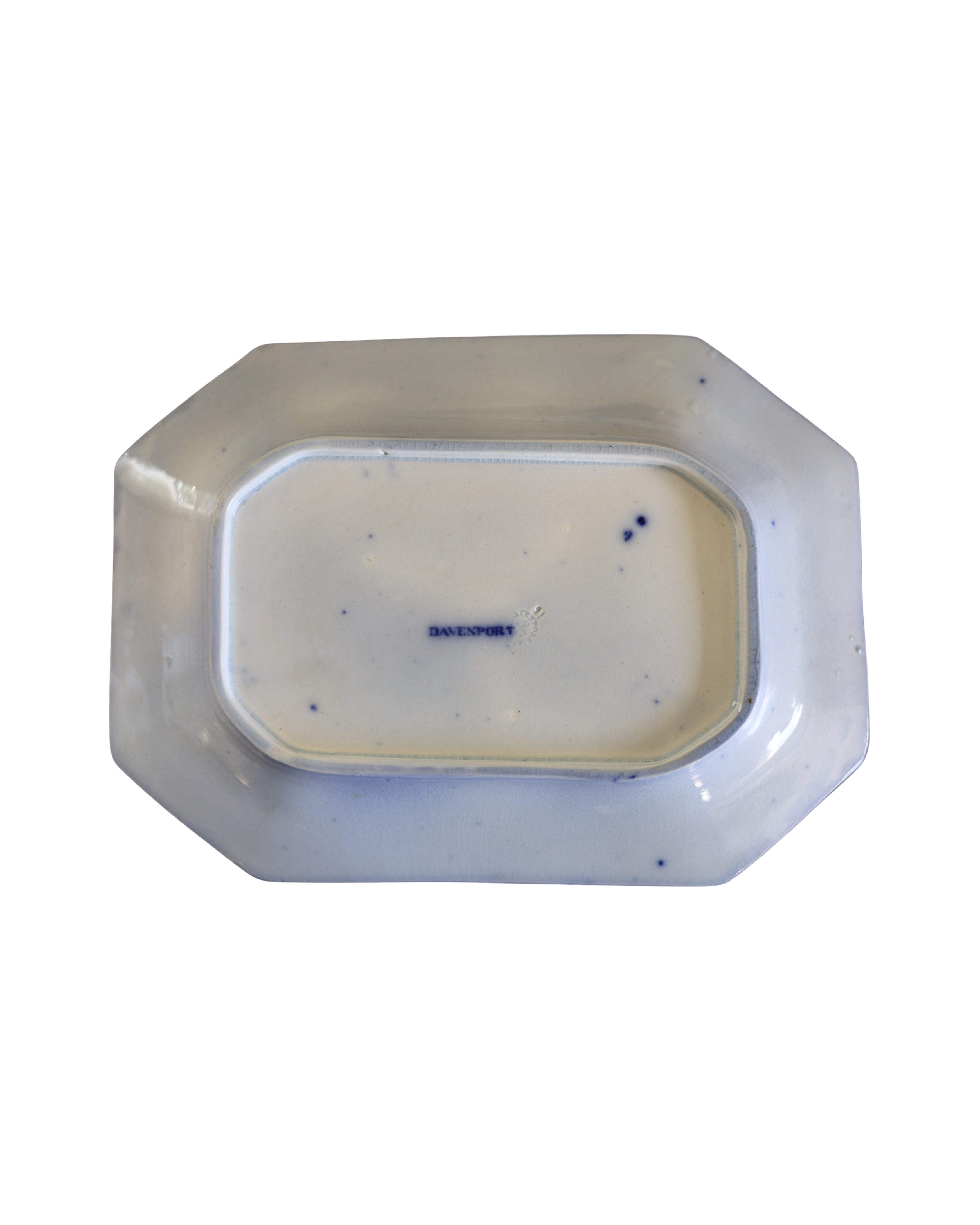 Davenport "Amoy" Flow Blue Dish-2