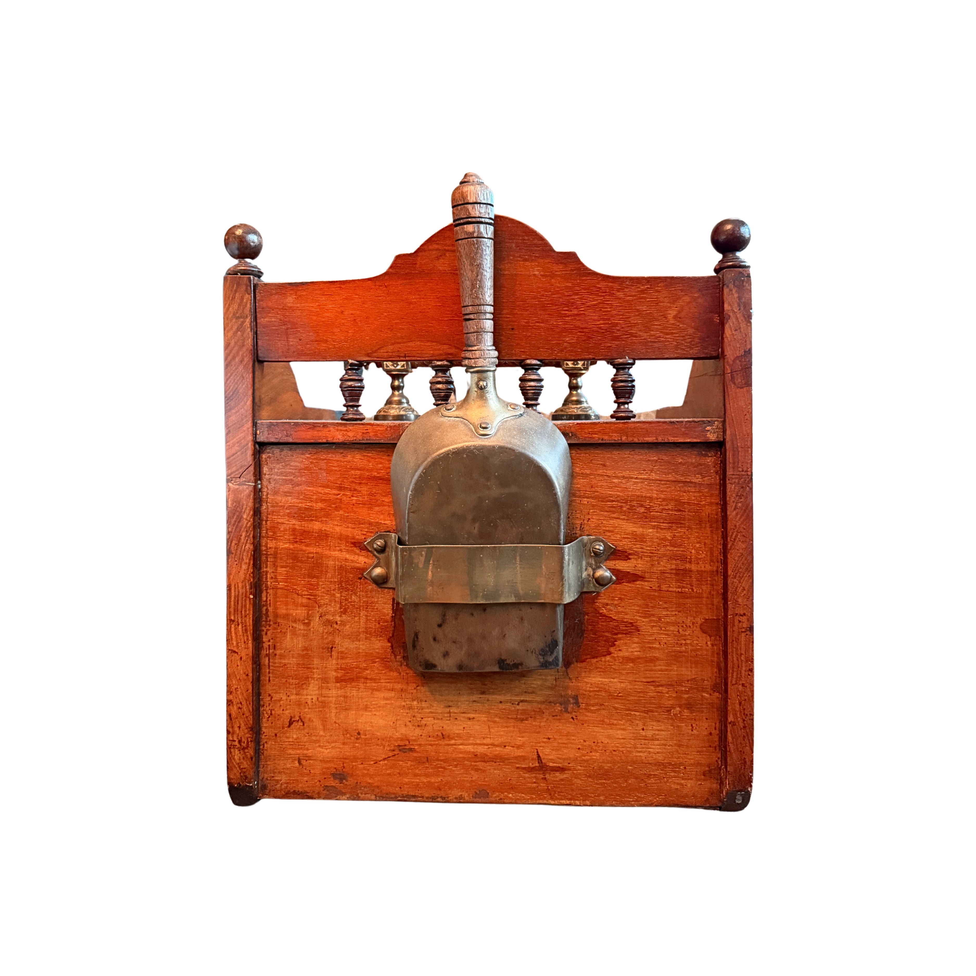 Oak Coal Box with Scoop