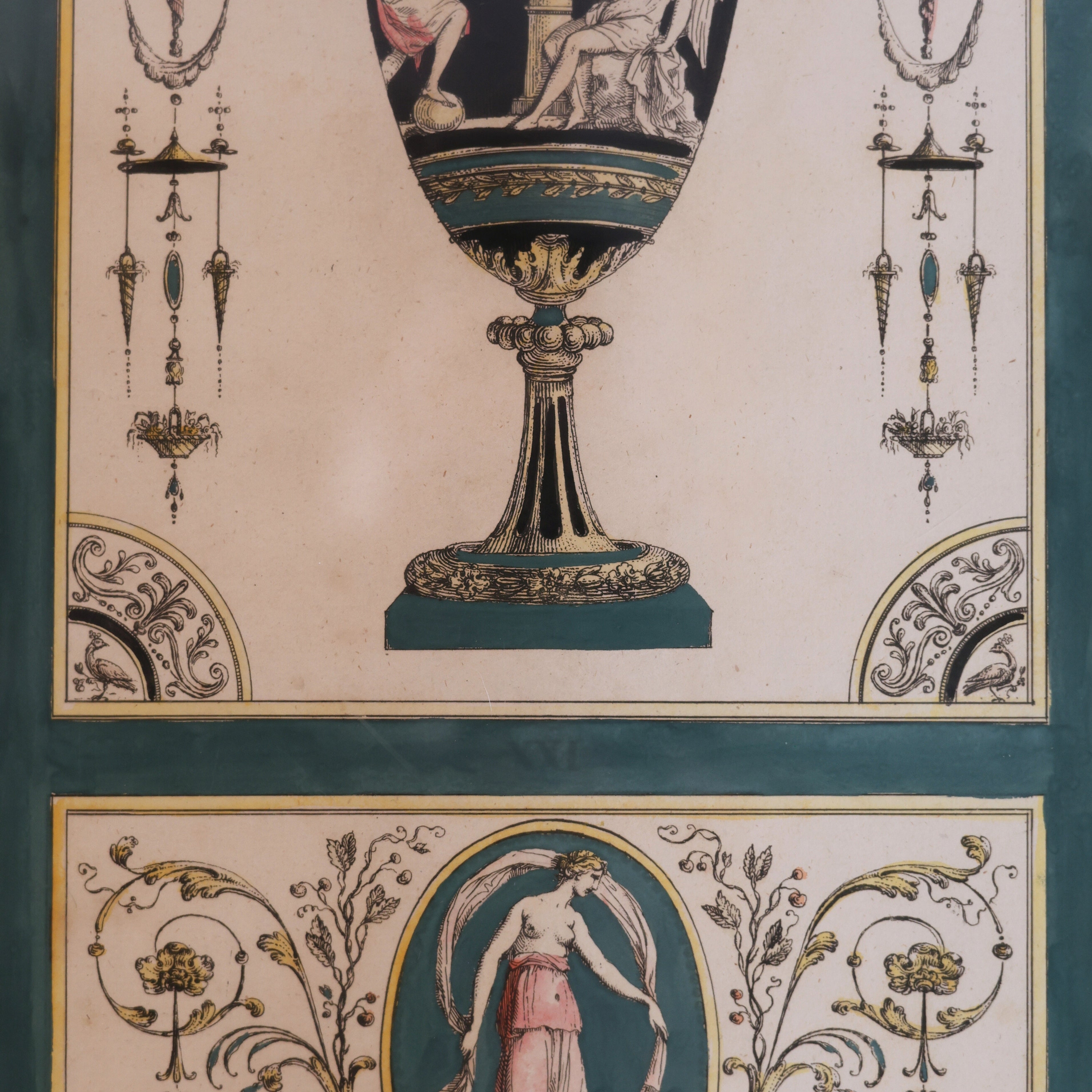 Pergolesi Neoclassical Urn Ornament Engraving