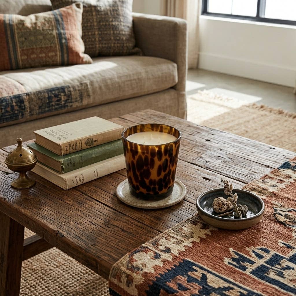 The Country House Amber Tortoise Candle-3