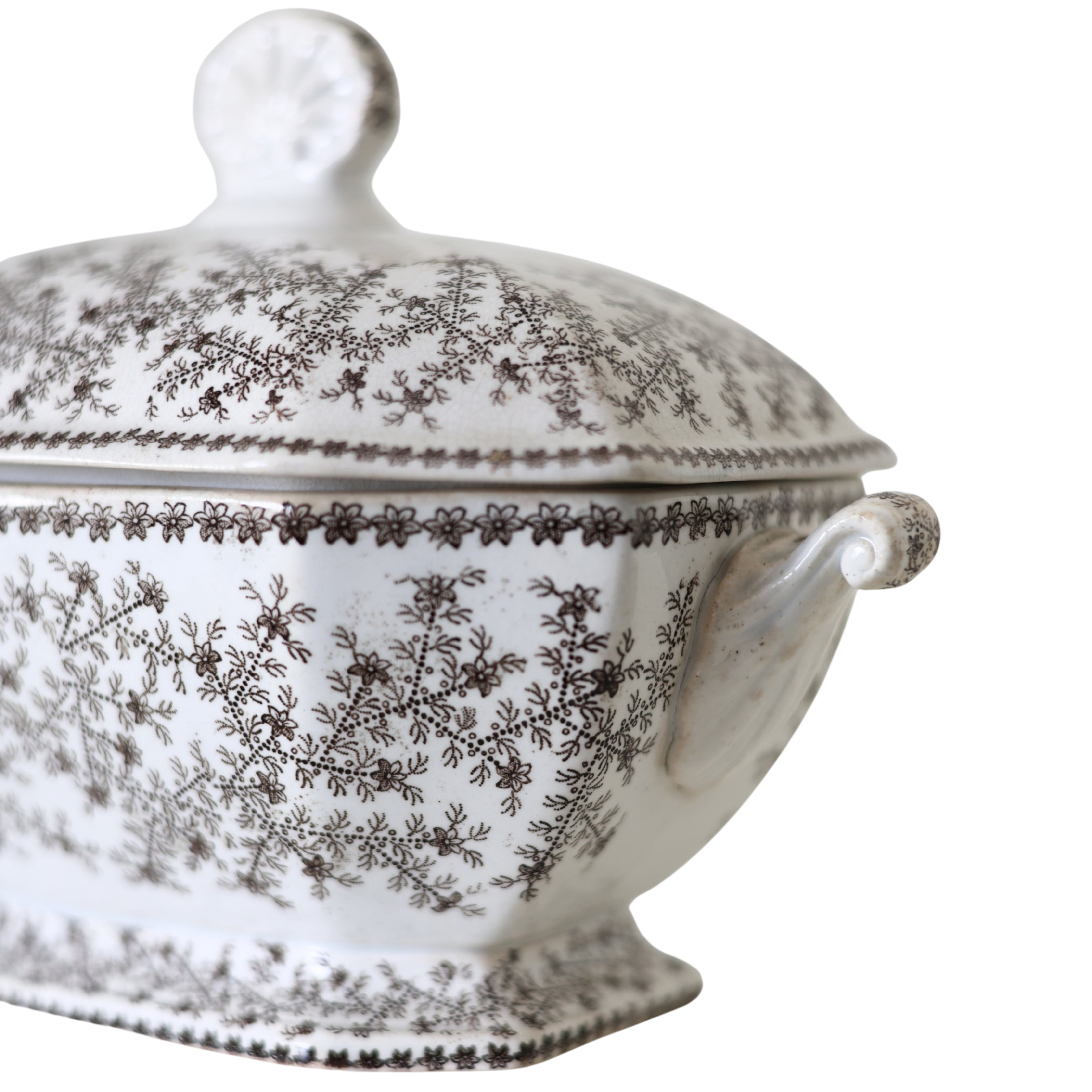 Wedgwood “Jasmine” Pattern Sauce Tureen