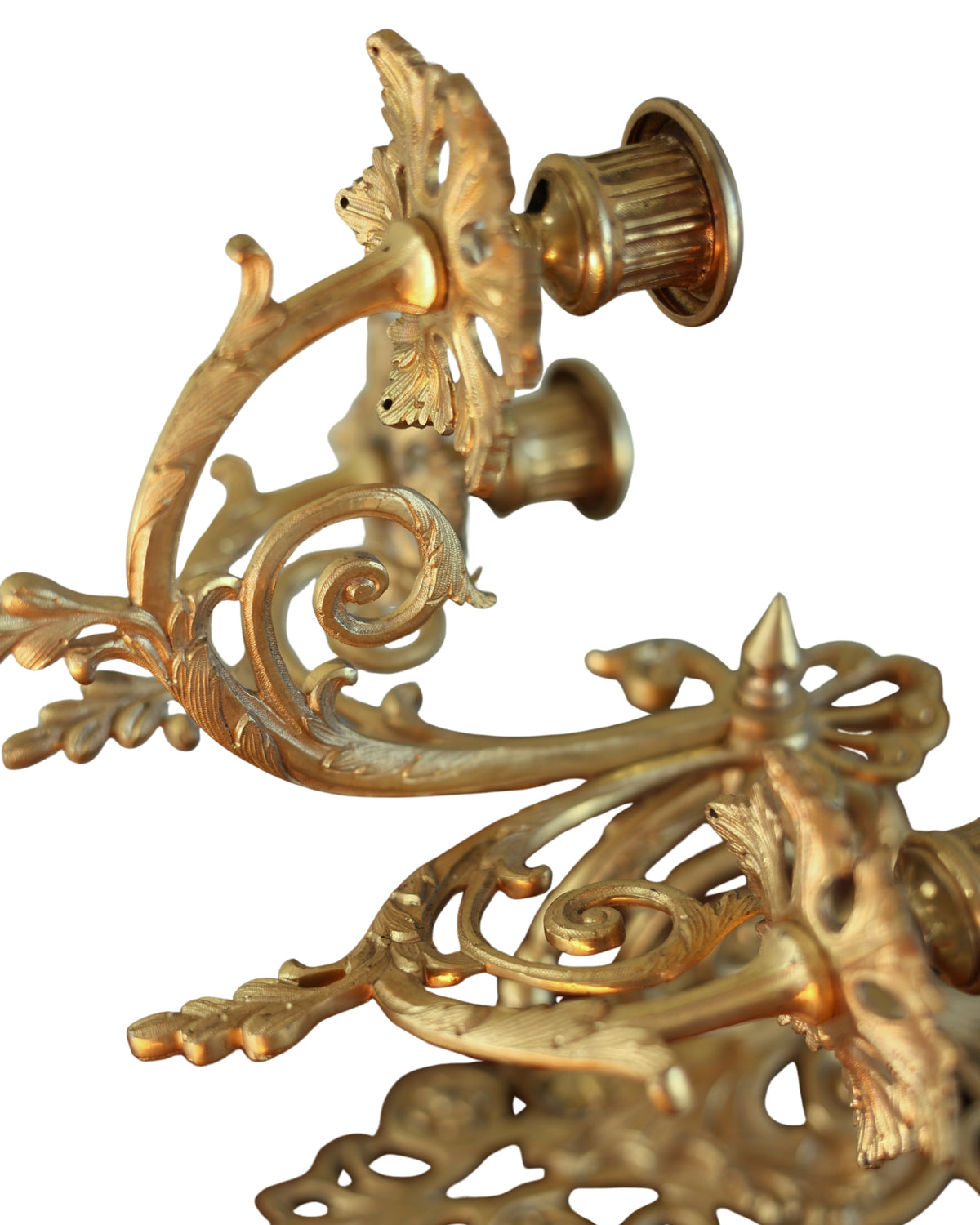 Louis XVI Revival Gilt Bronze Sconces-6