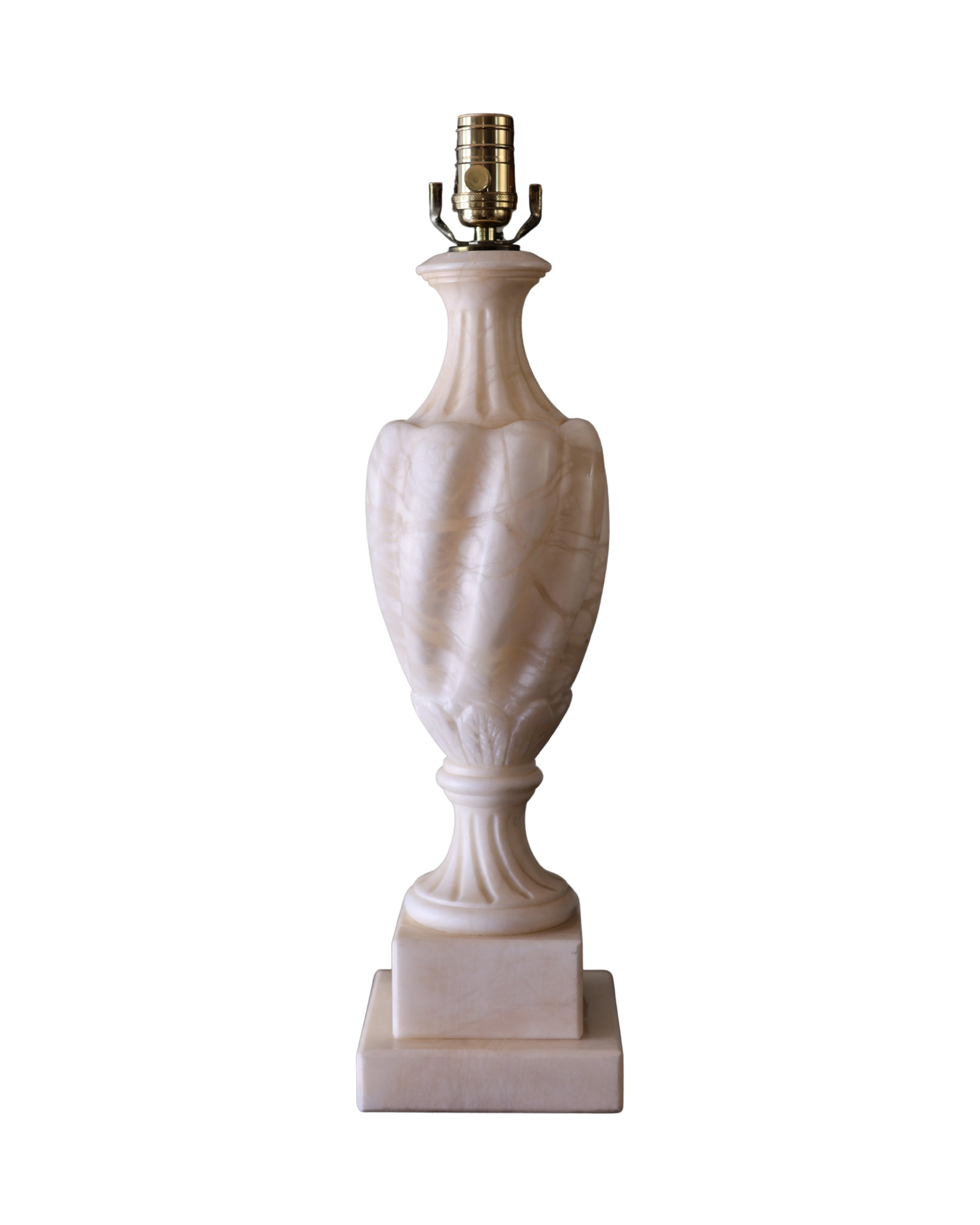 Italian Alabaster Urn Table Lamp-4