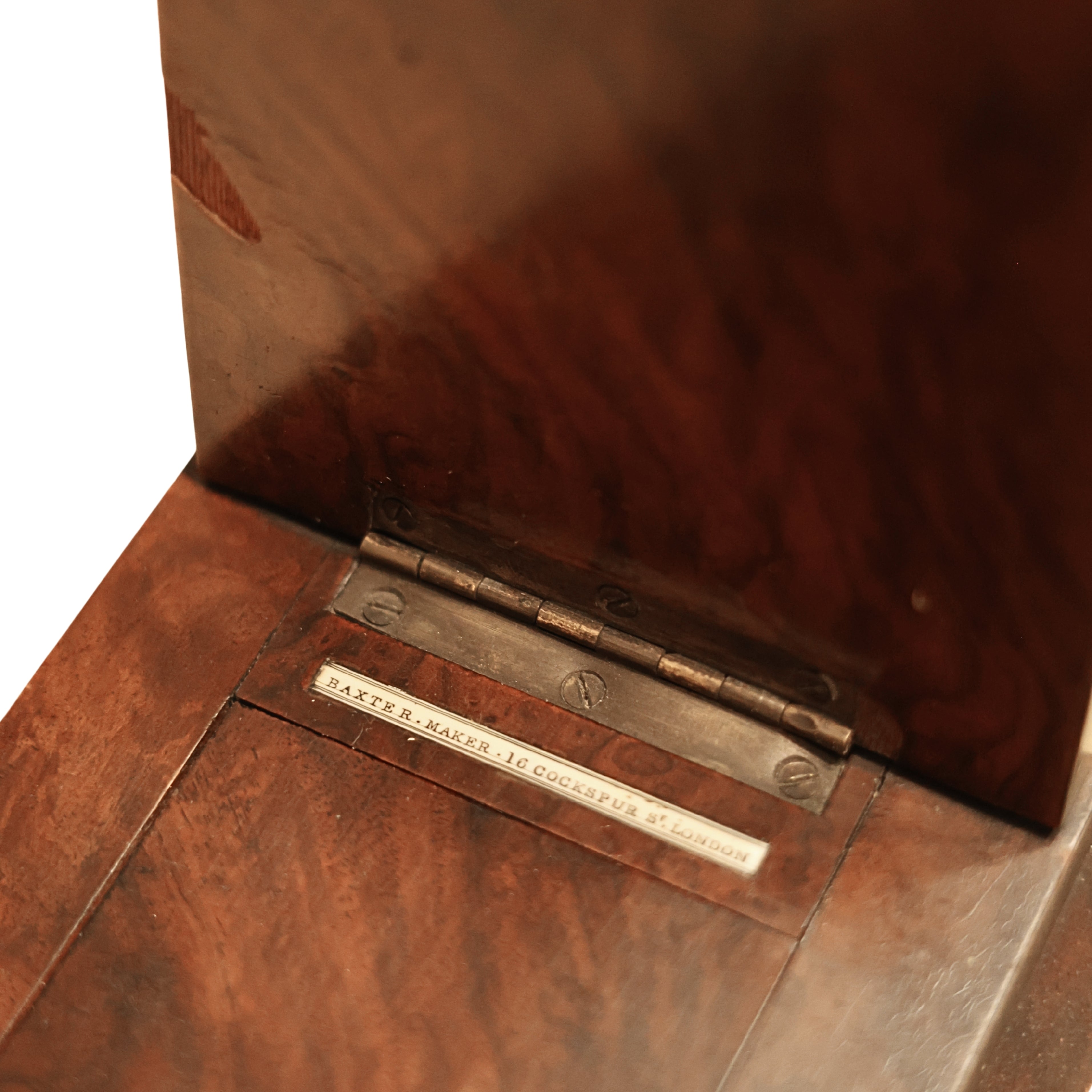 English Brass-Mounted Book Slide by Baker, London