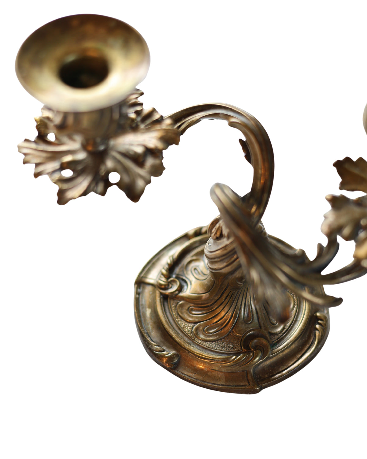 Christofle Louis XV Rococo Two-Light Candelabras-5