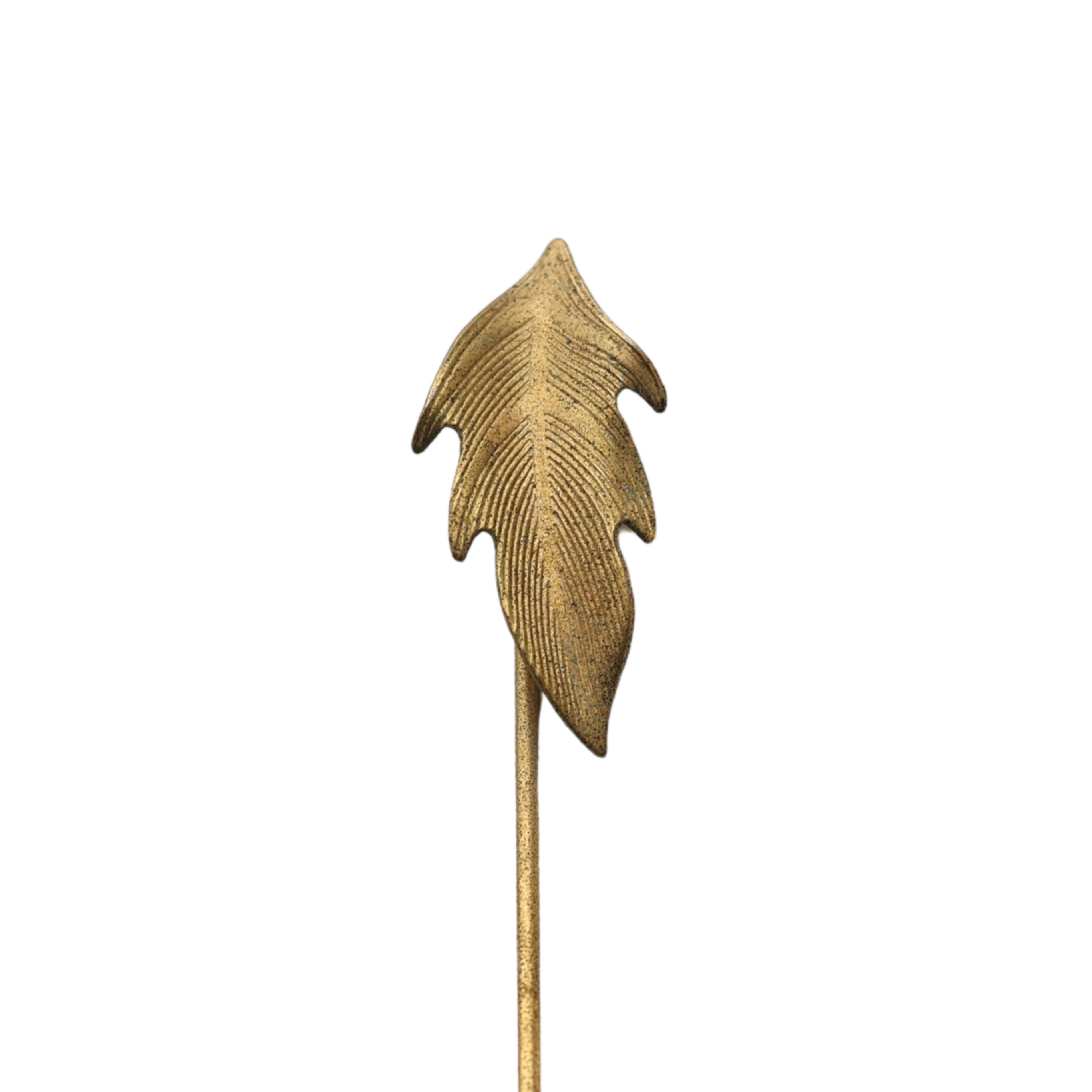 Brass Leaf Stick Pin