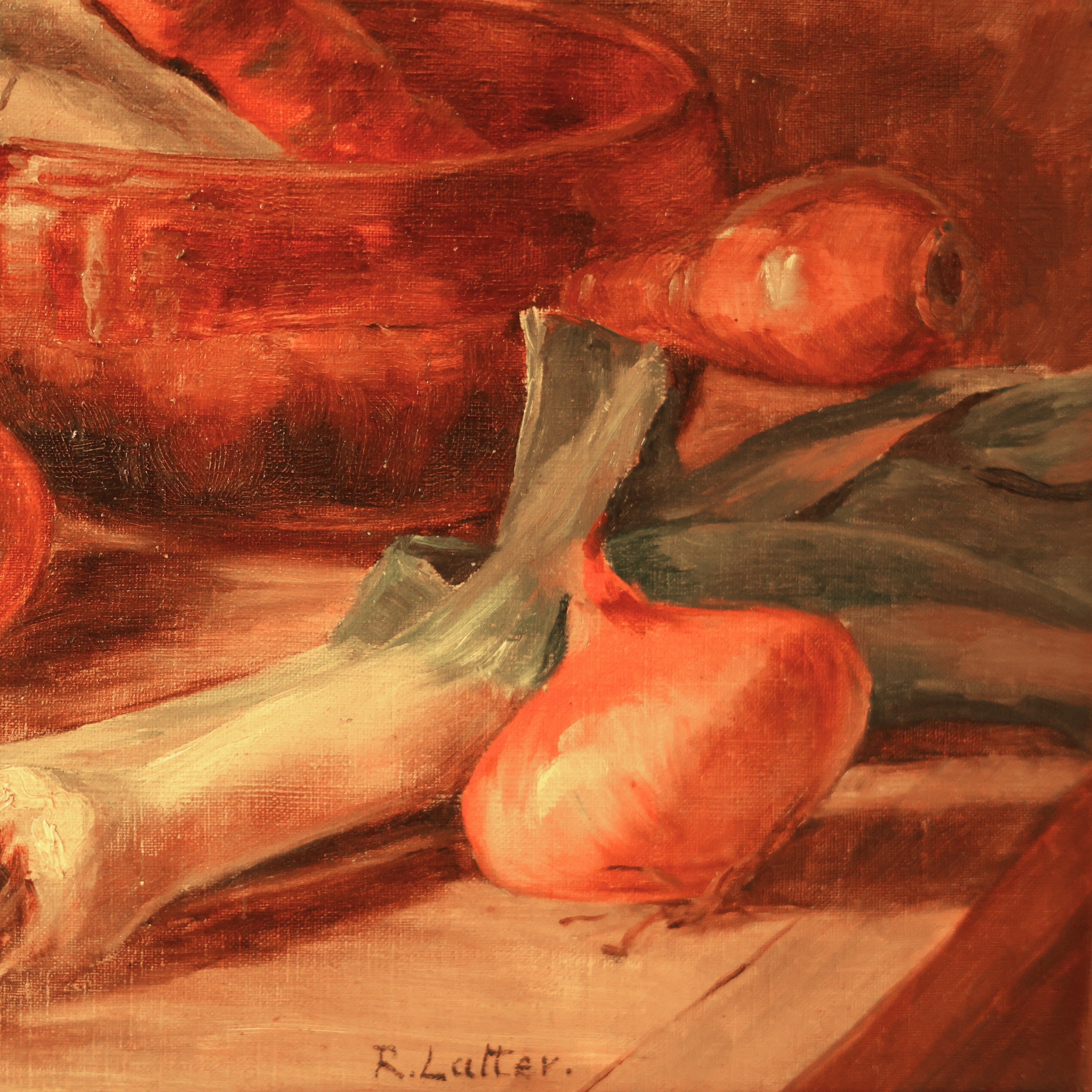 Still Life with Vegetables by Ruth Latter
