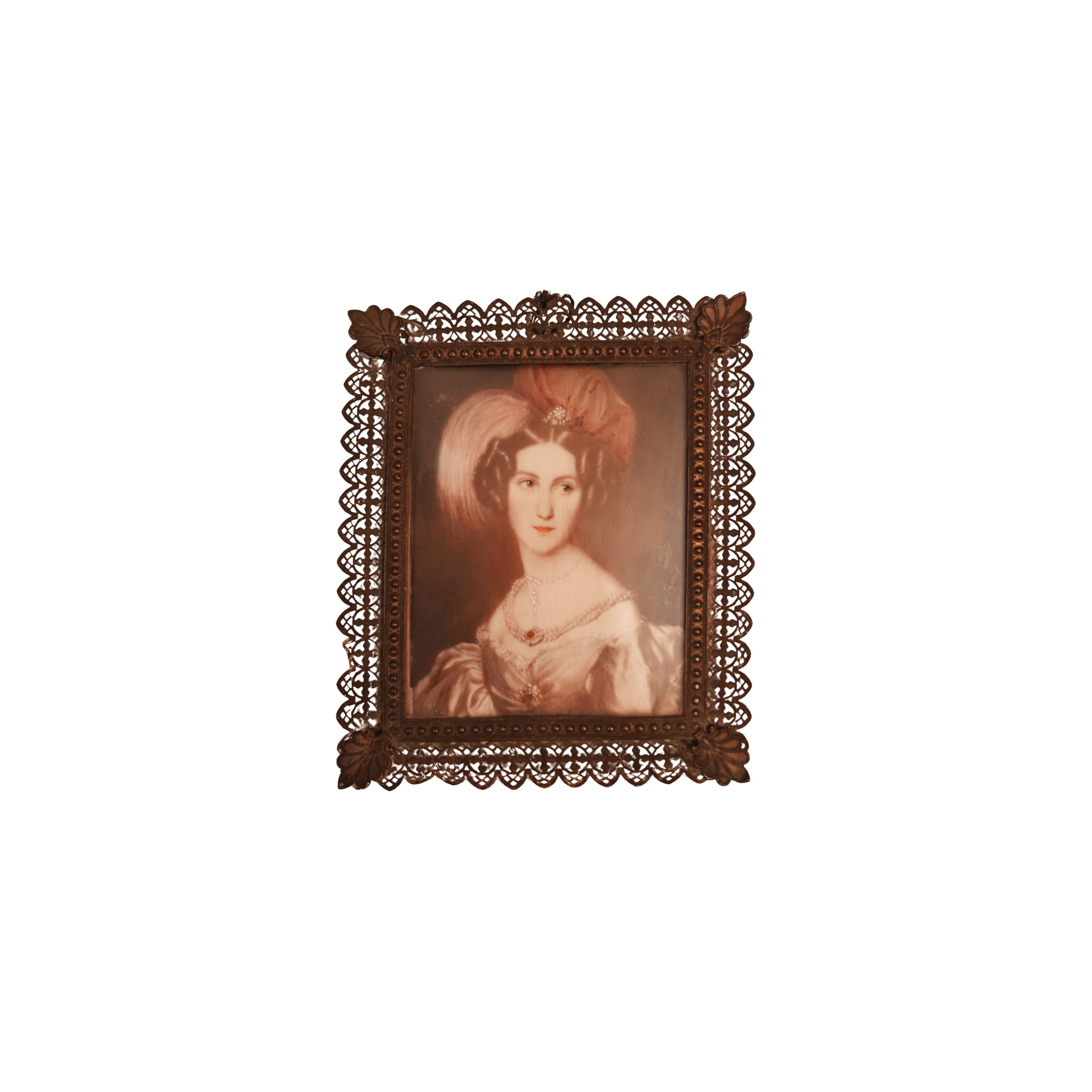 Portrait Miniature — Josephine Theer (Artist’s Wife)